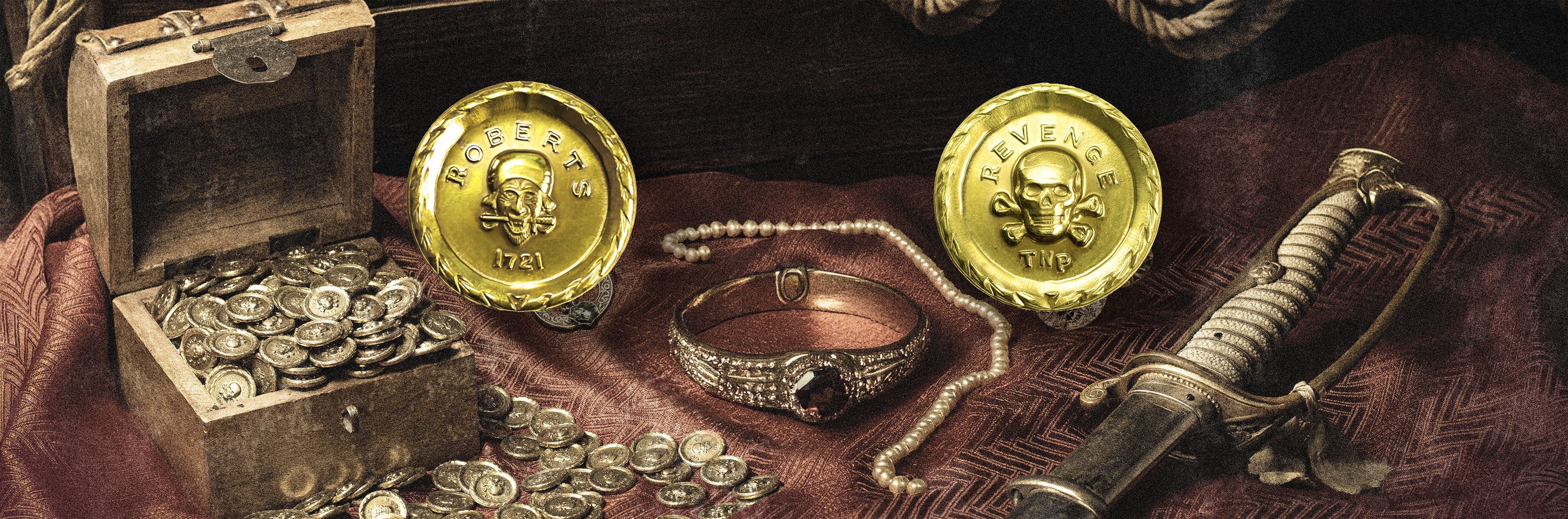 New Release: Pirate Roberts Coin in Brass