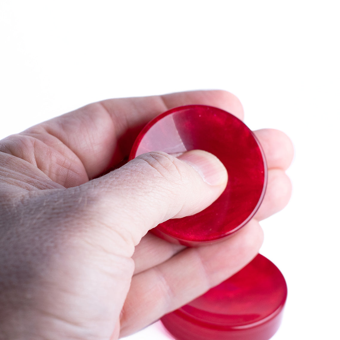 "BIG RED" XL Bowlerite Worry Stone