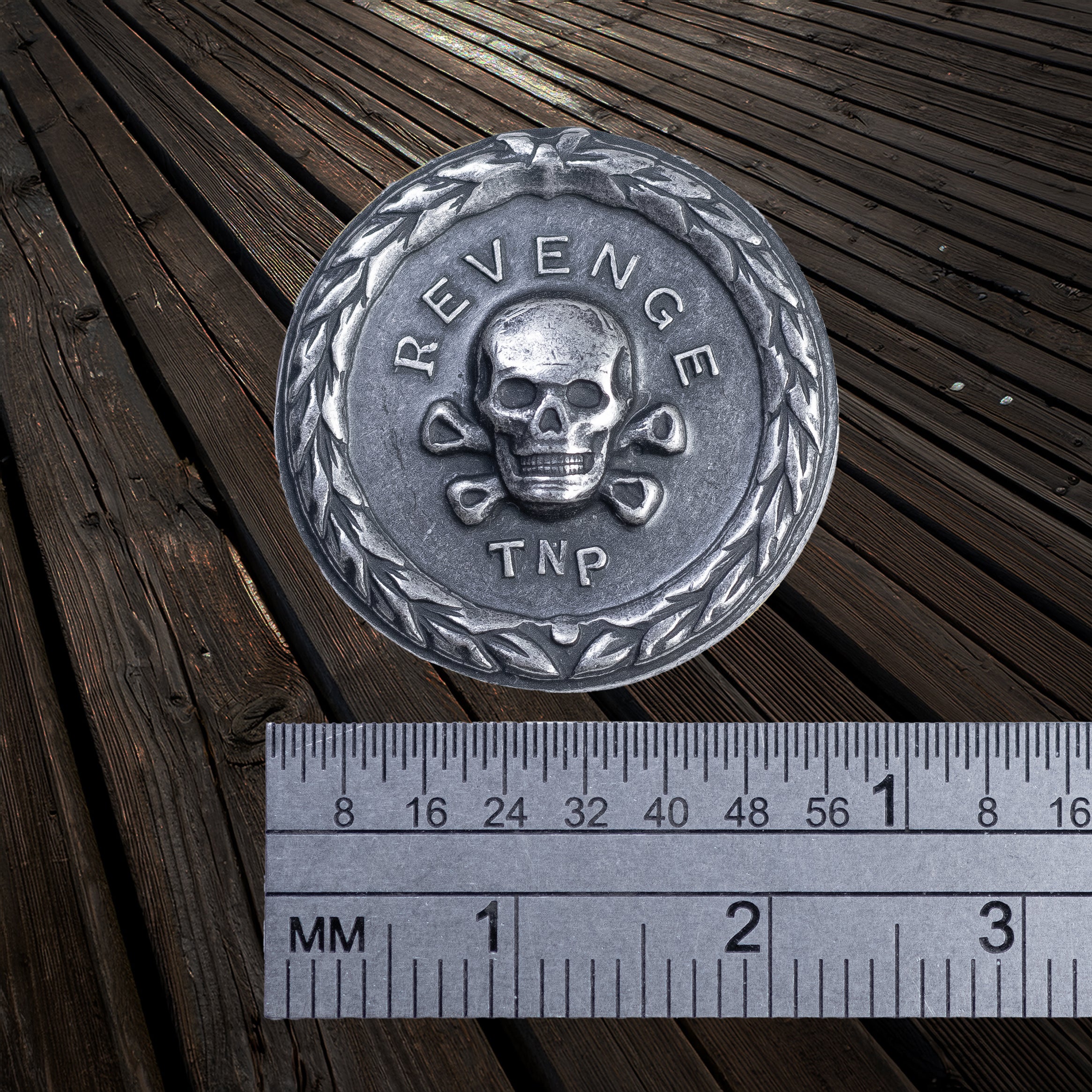 Pirate Roberts Coin in Fine Silver