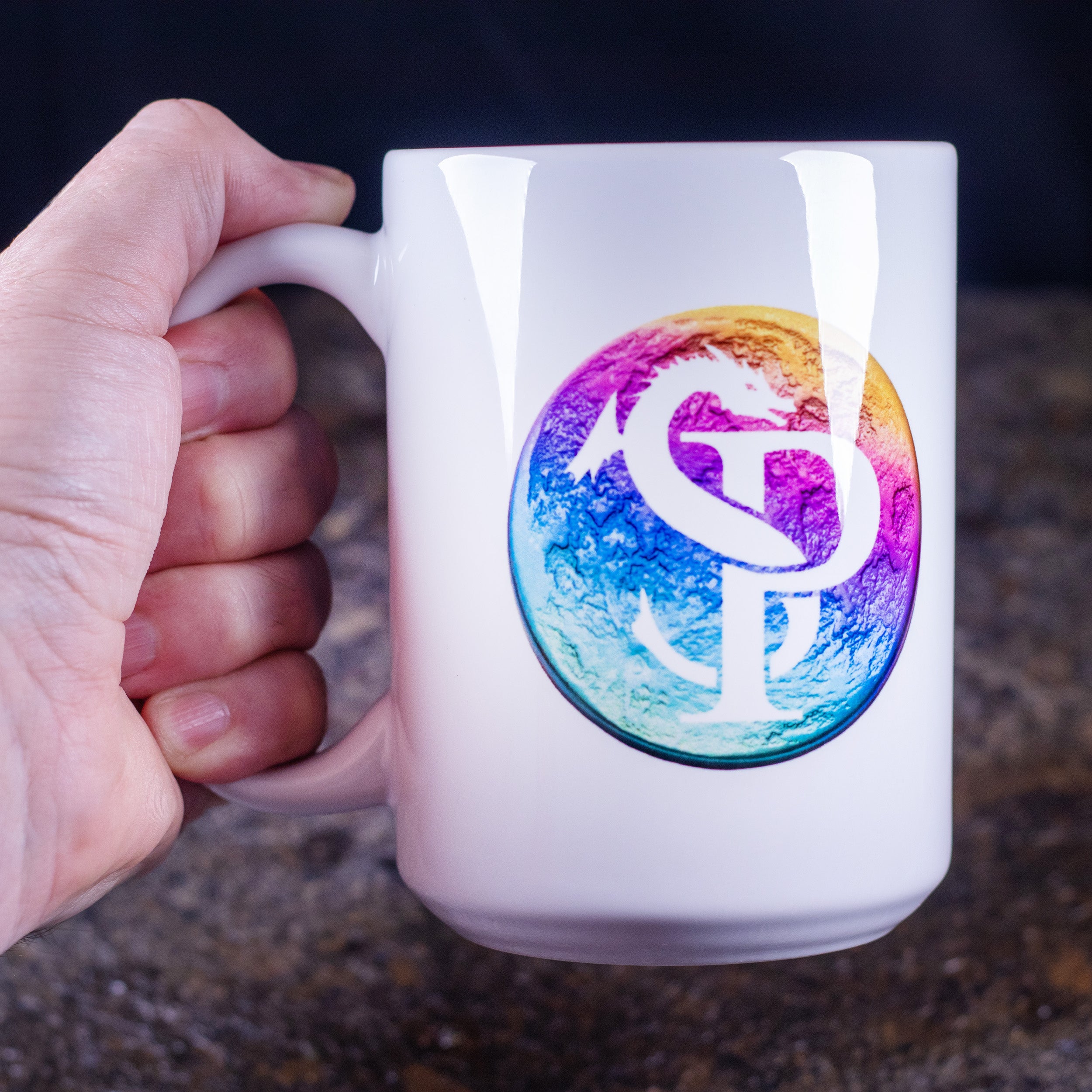 Shire Post Rainbow Coin Mug - Large