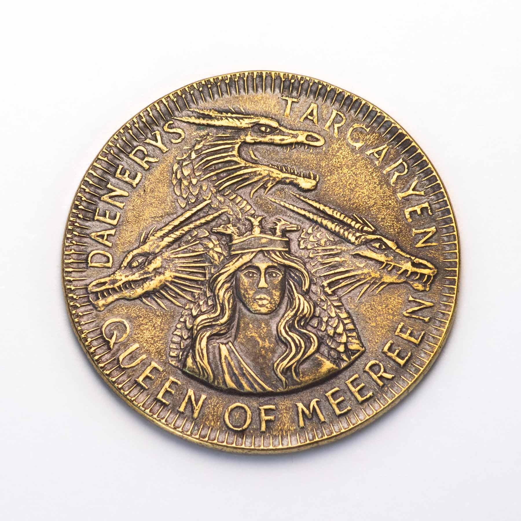 Daenerys Targaryen Mark of Meereen Coin | ASOIAF Game of Thrones | Shire Post Mint Gifts