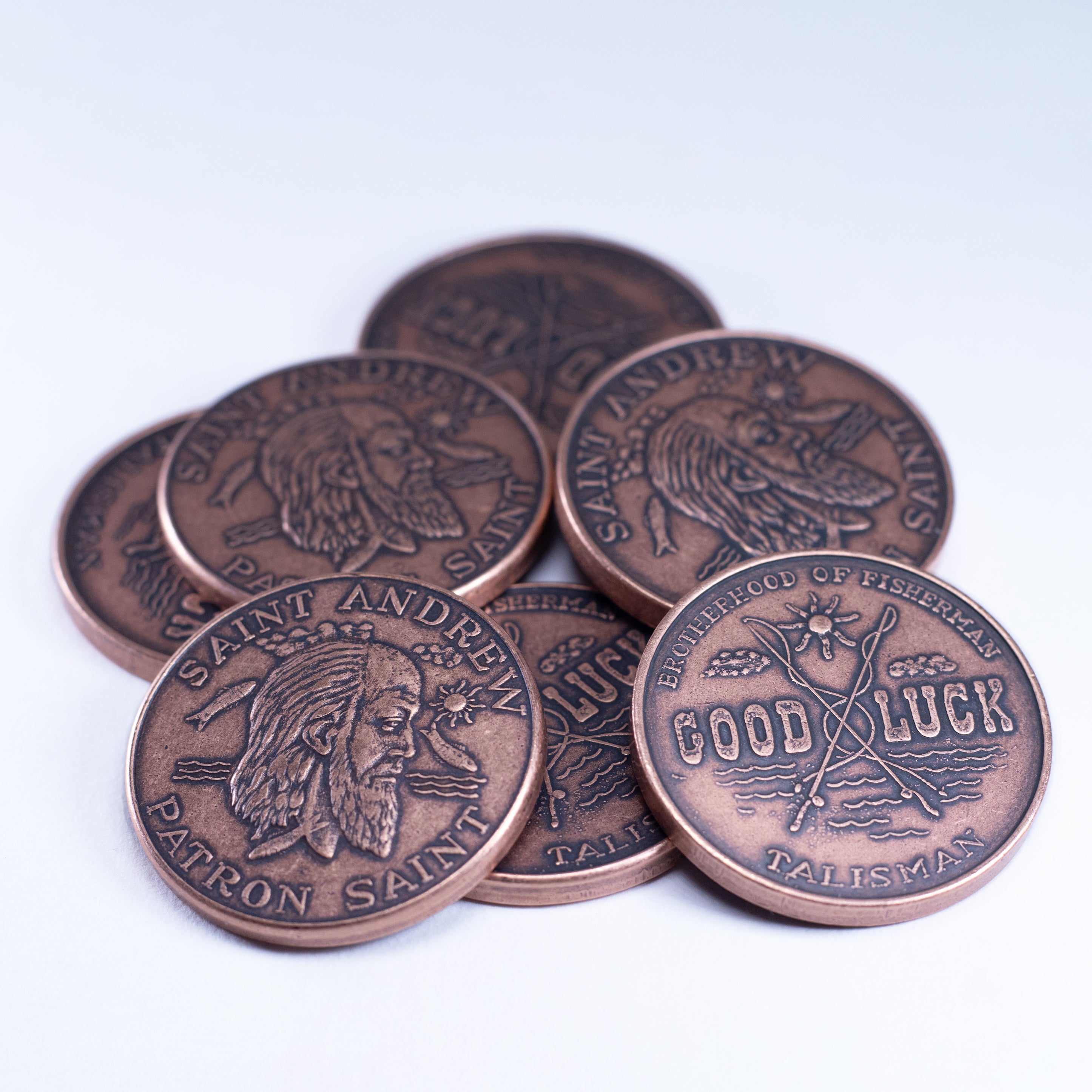 Shire Post Mint Copper Lucky Brotherhood of Fishermen Talisman