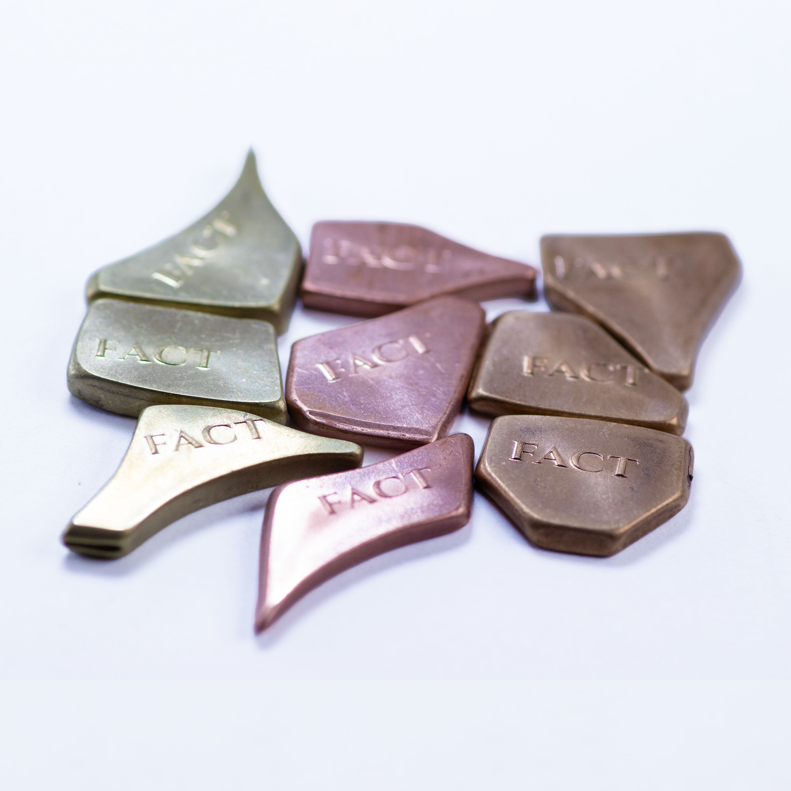 Random scraps of metal labeled as facts