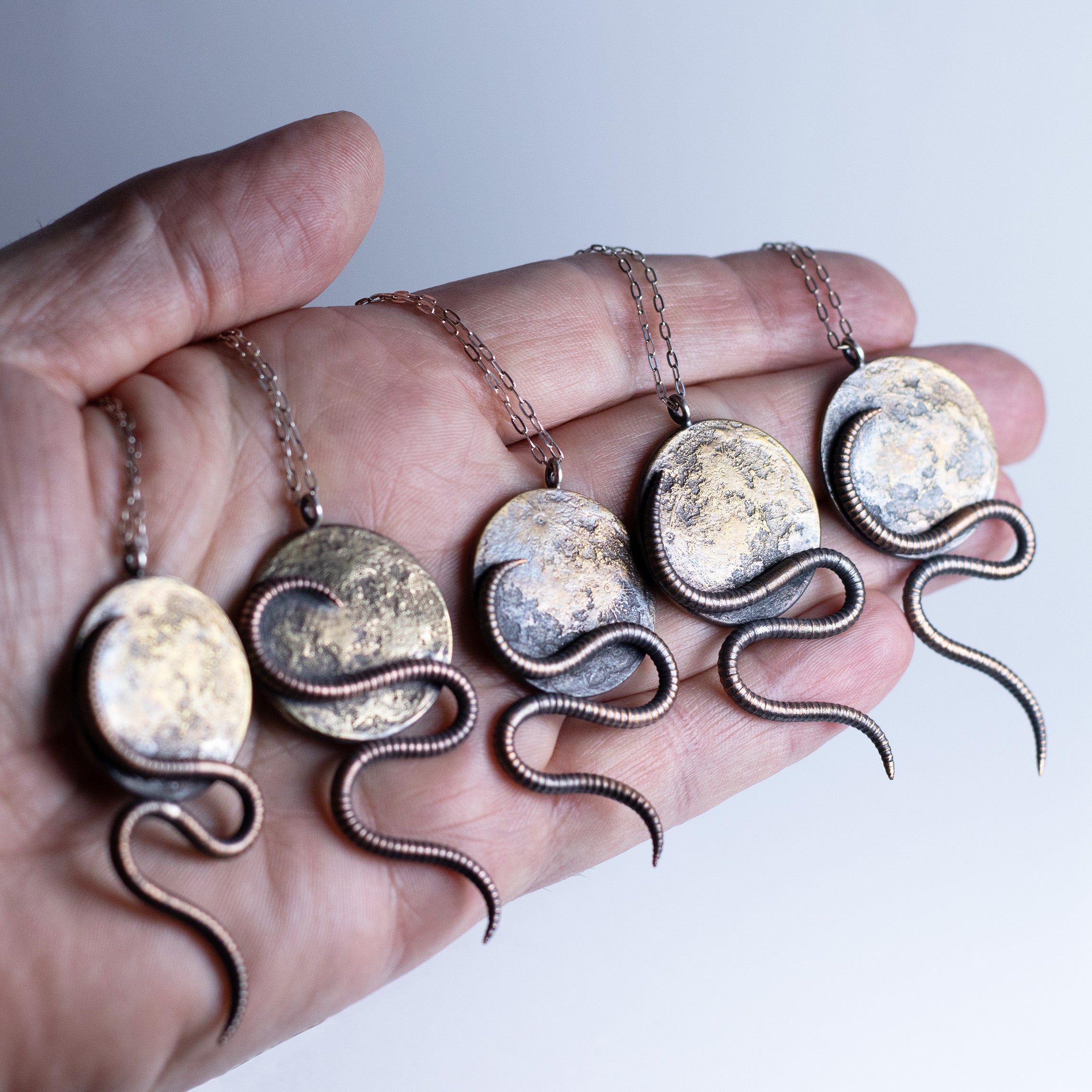 Worm Moon Pendant