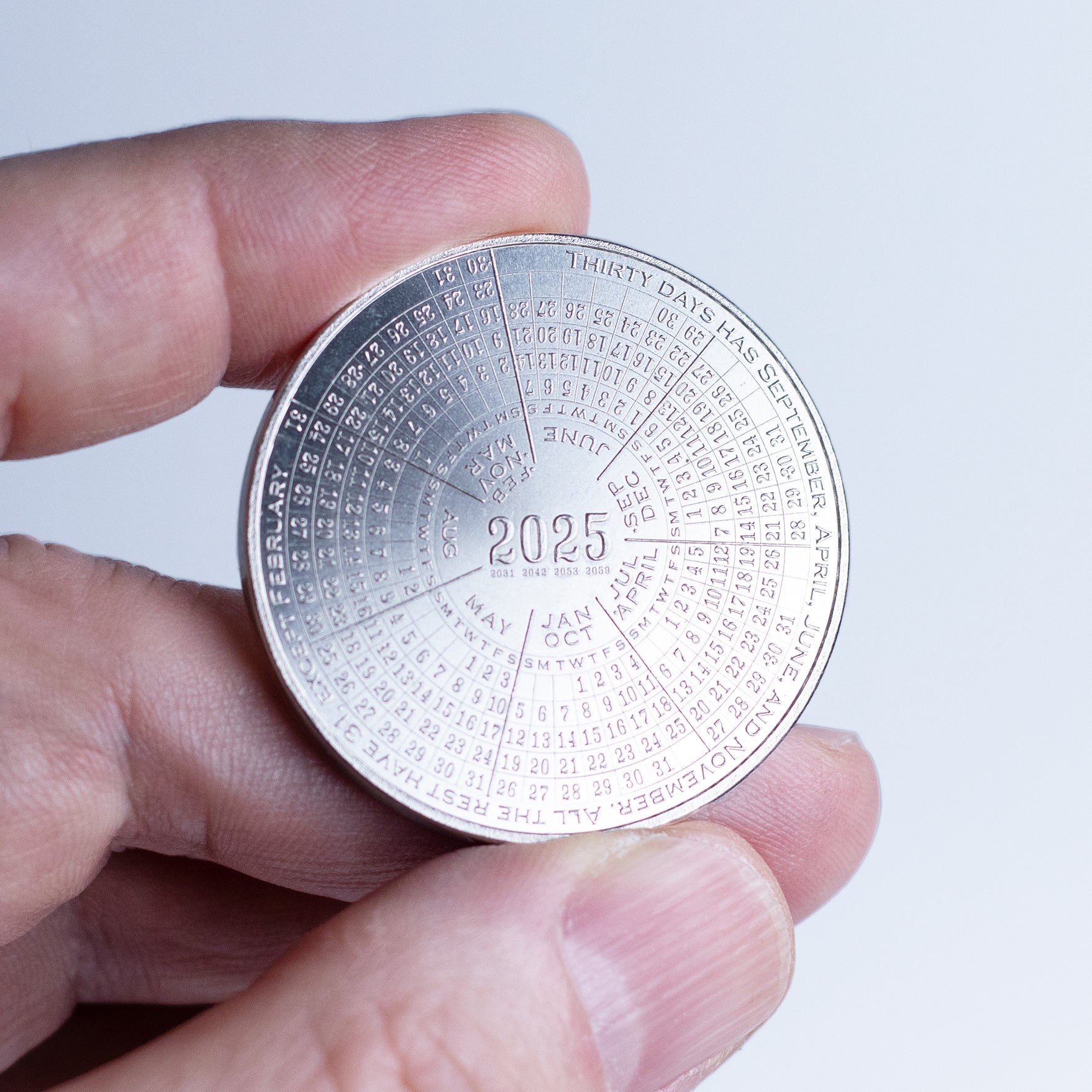 Two-Year Calendar Coin in Silver