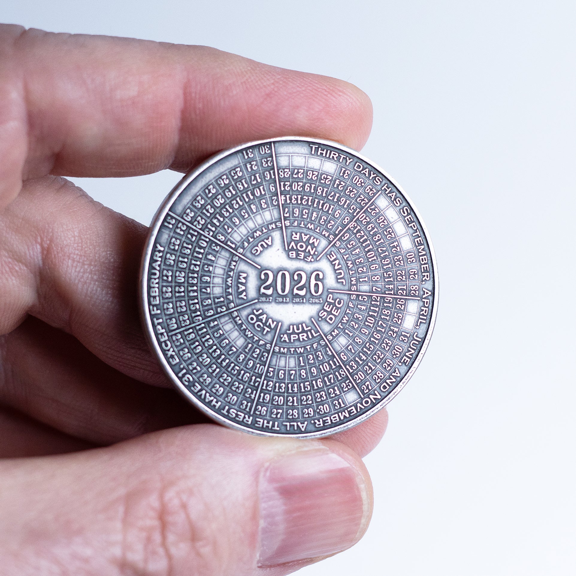 Two-Year Calendar Coin in Silver