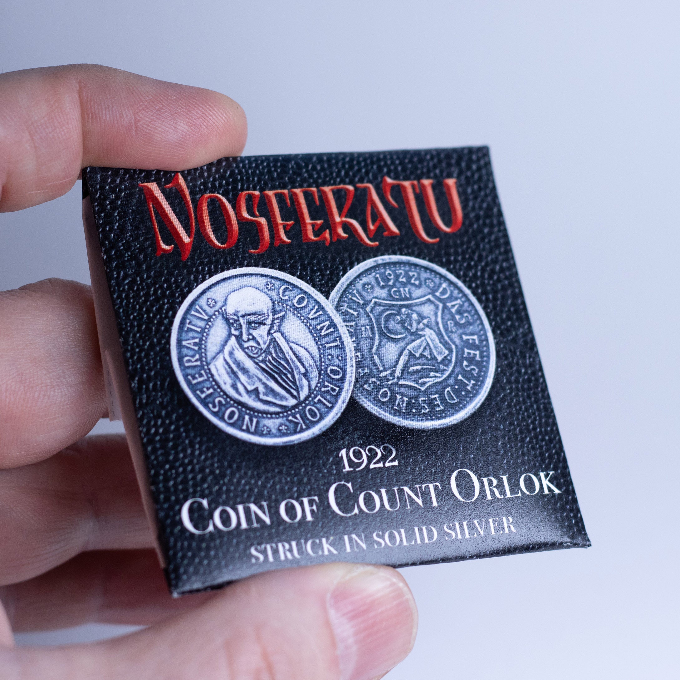 Nosferatu Count Orlok Silver Coin