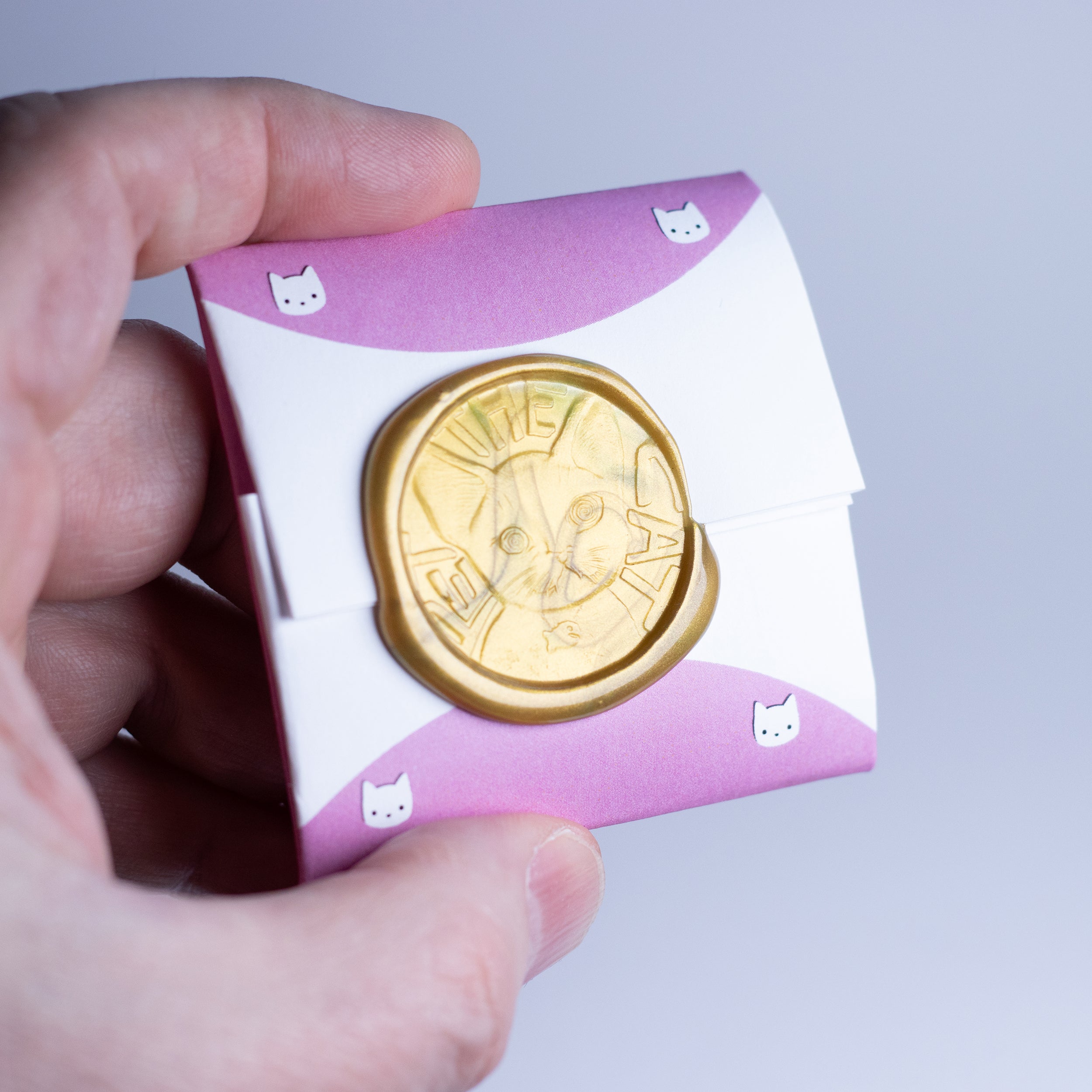 Pet the Cat / Flip Again Mokume-gane Decision Maker Coin