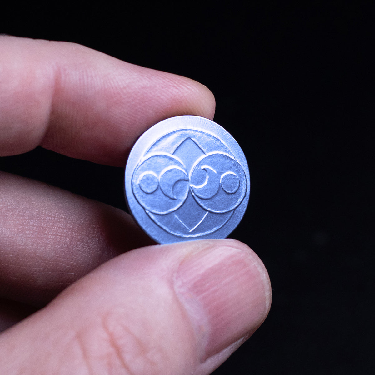 Blue Roswell Coin - Alien Artifact