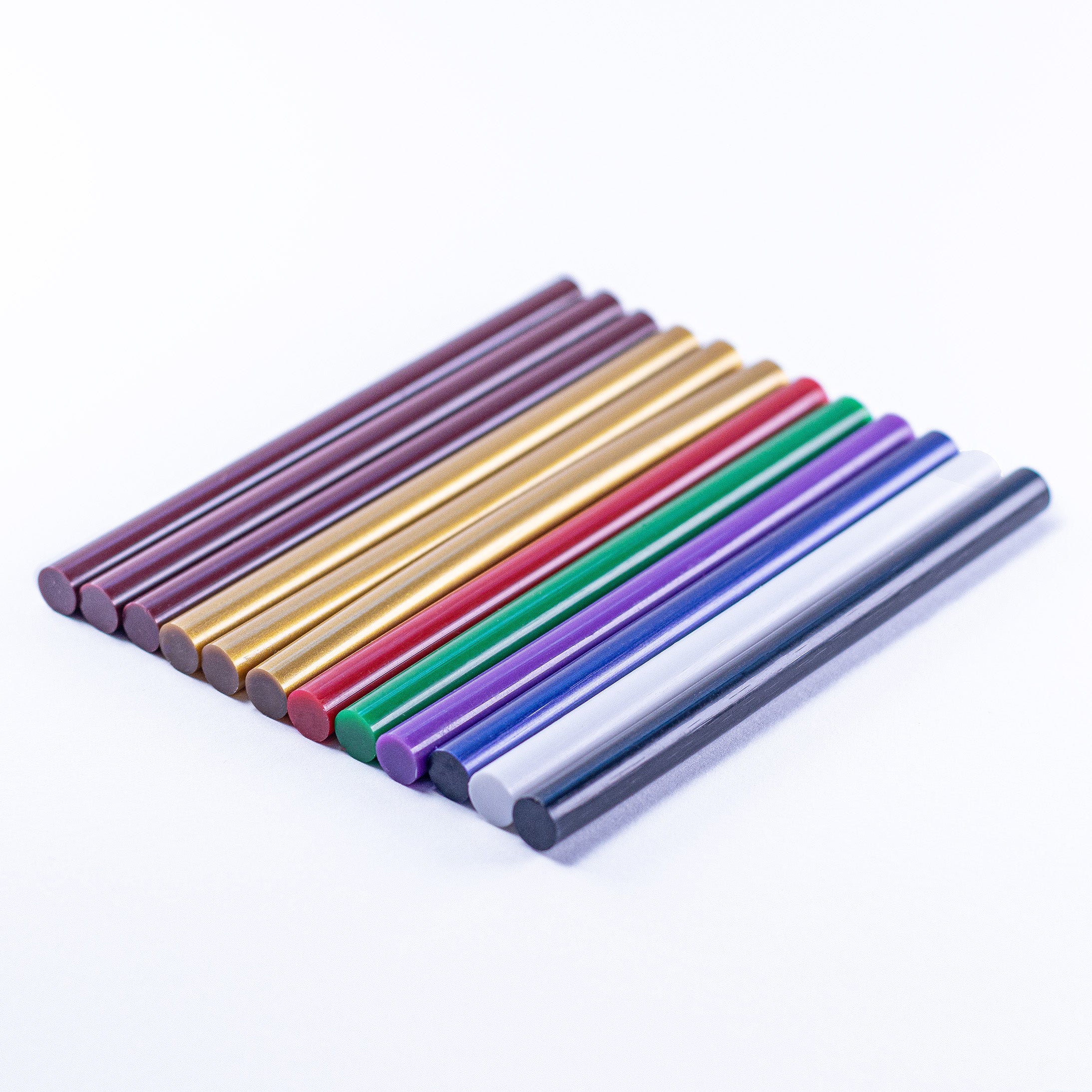 Assorted Rainbow Glue Sticks 12 Pack