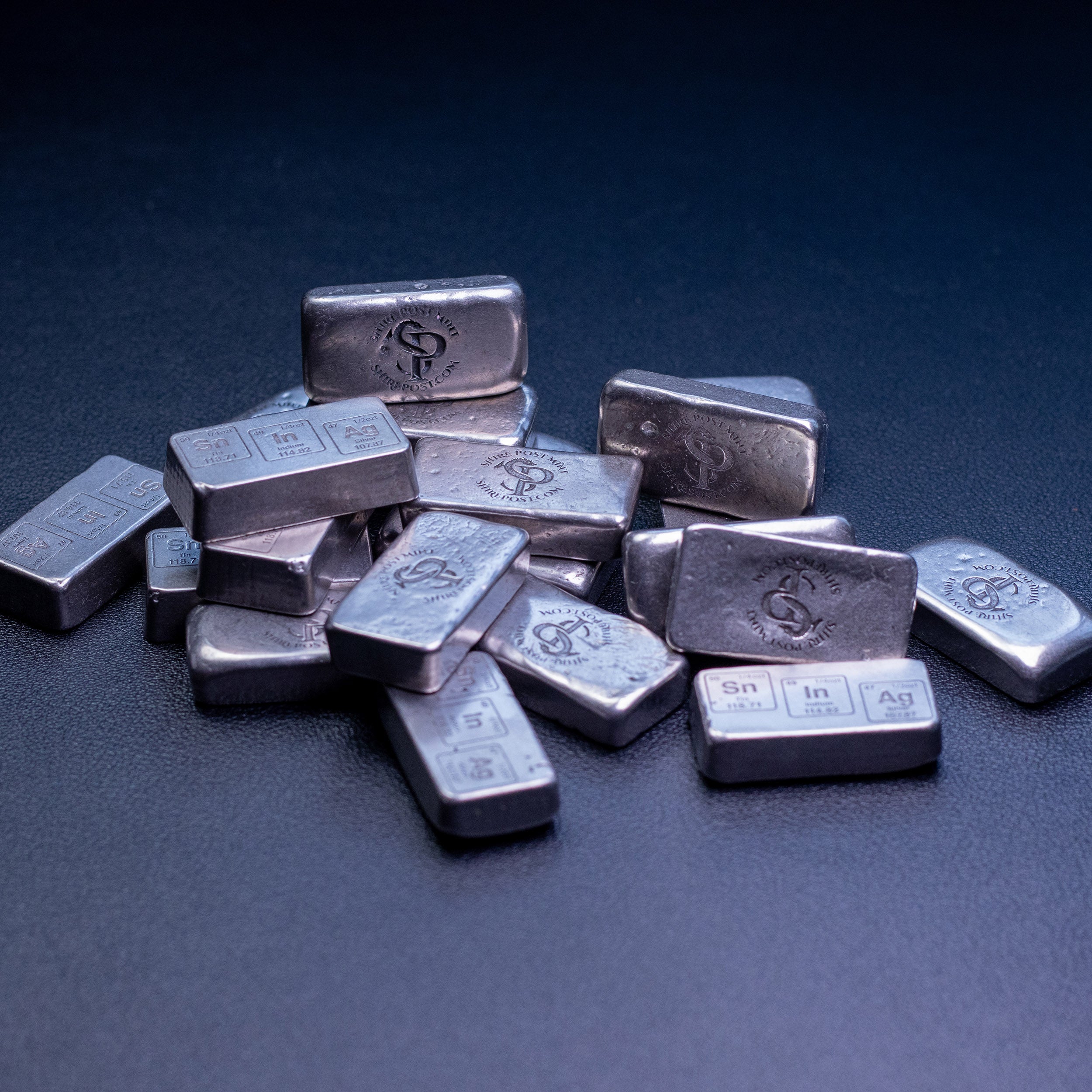Pile of Shire Post Mint Tinindium bricks