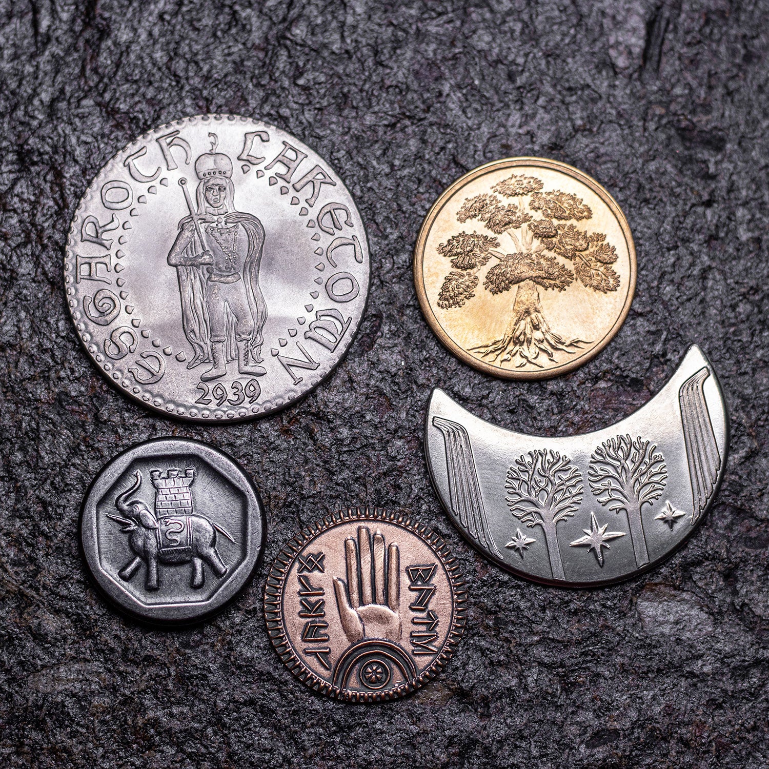 The Lord of the Rings™ Set #2 - Middle-earth Set of Five Coins