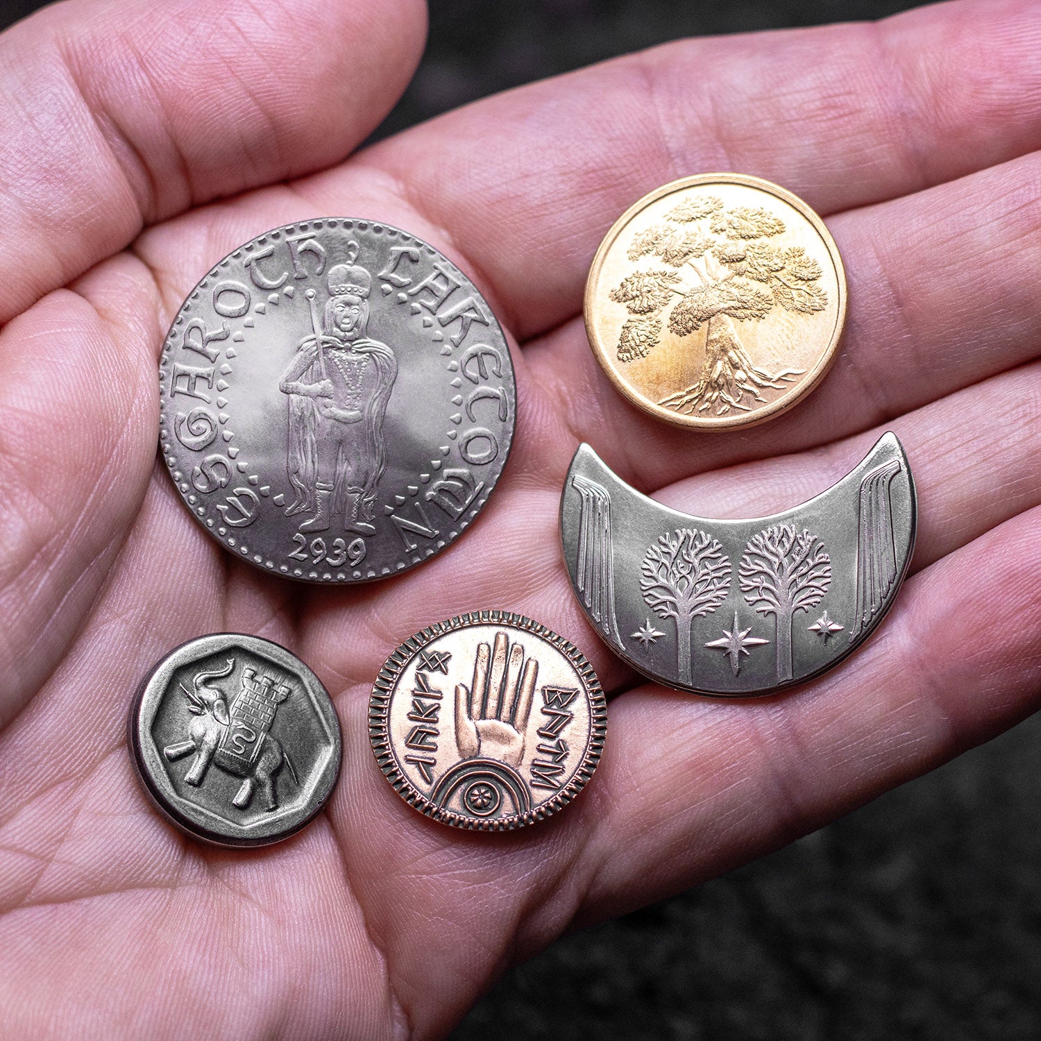 The Lord of the Rings™ Set #2 - Middle-earth Set of Five Coins