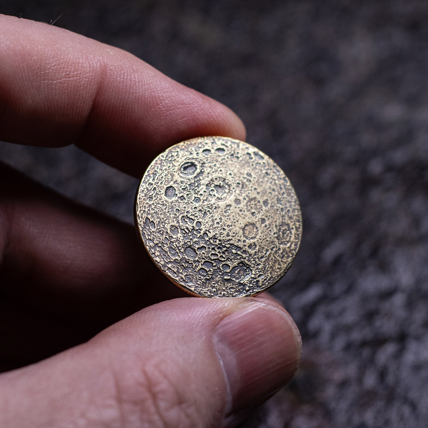 Harvest Moon Brass Coin - 1" | Shire Post Mint Lunar Gifts