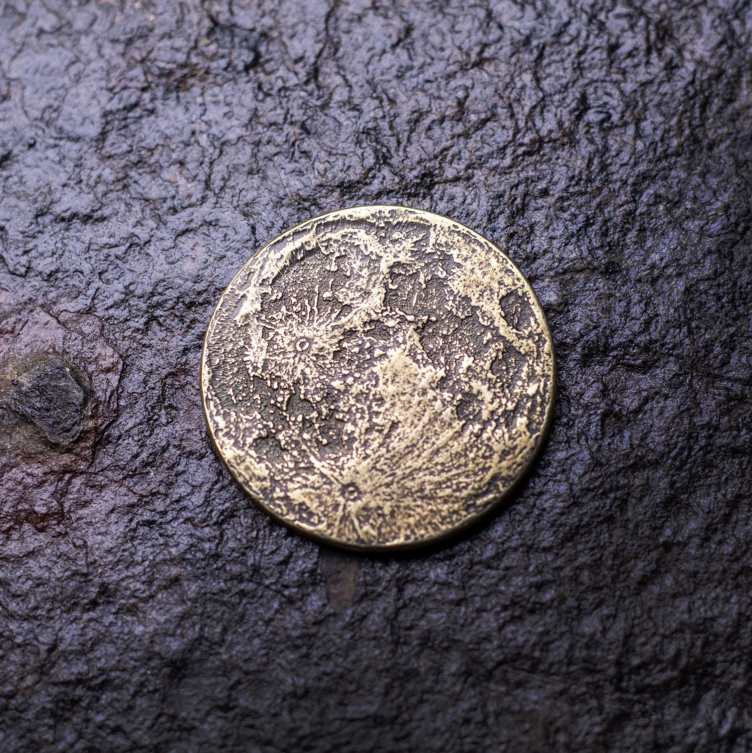 Harvest Moon Brass Coin - 1" | Shire Post Mint Lunar Gifts