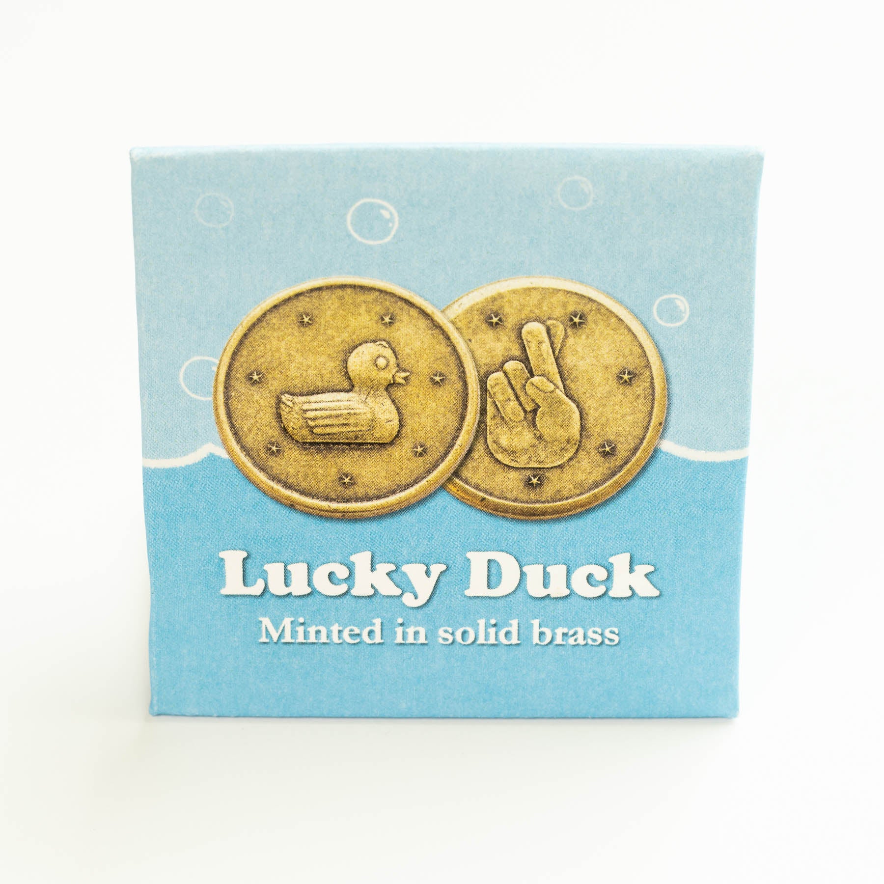 Lucky Duck Coin in Brass