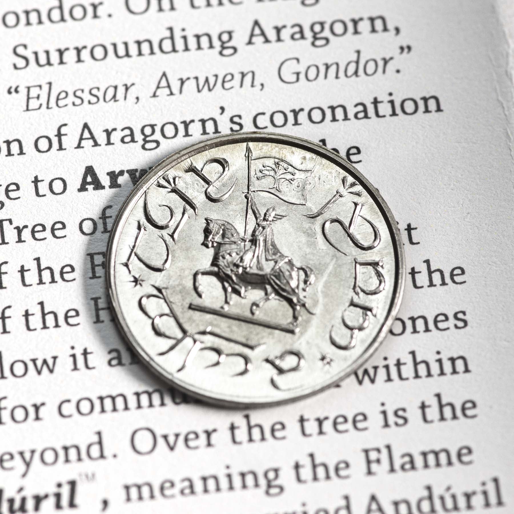 The Lord of The Rings Gondor Silver Penny Fantasy Coins | Shire Post Mint