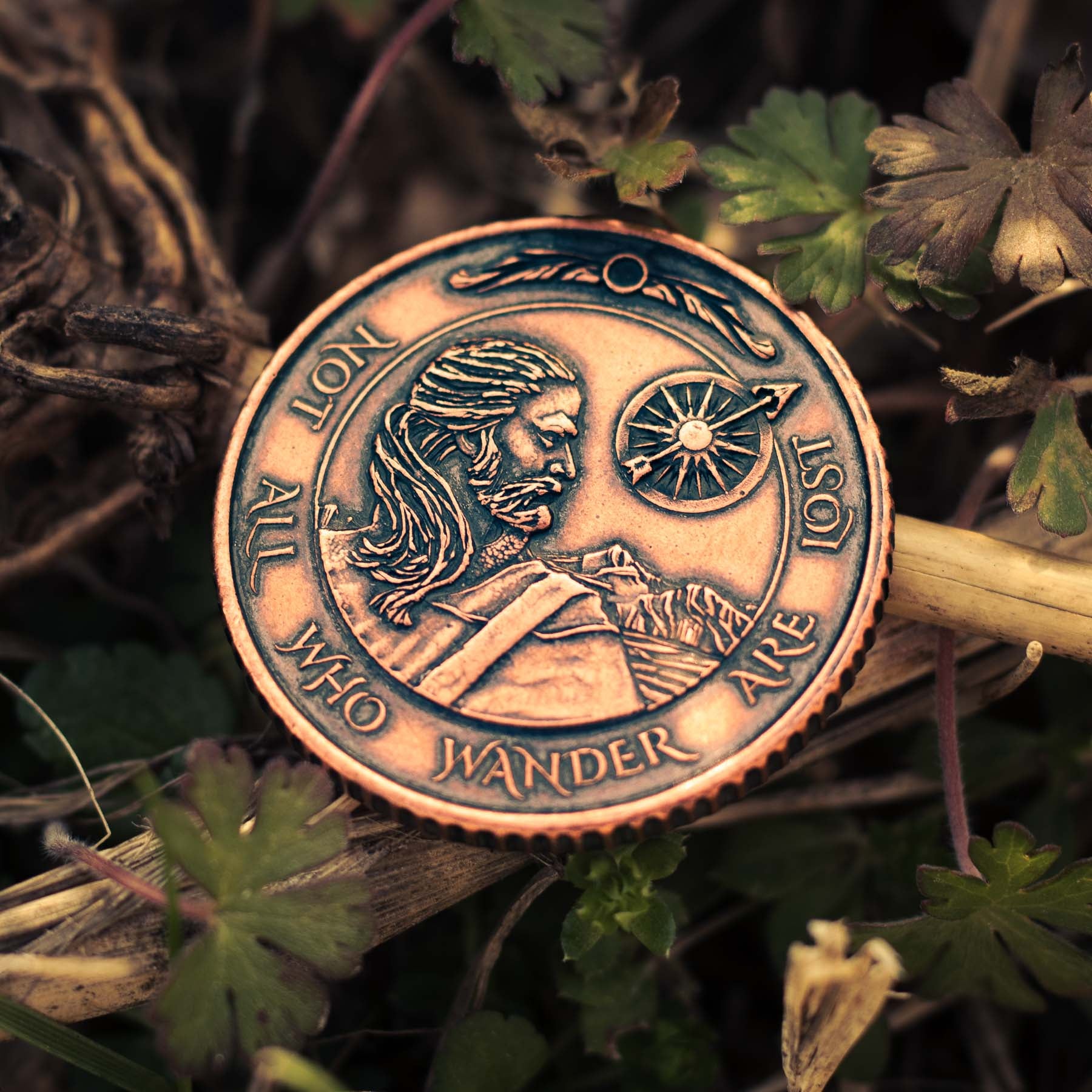 Middle Earth™ Wayfinder in solid Copper