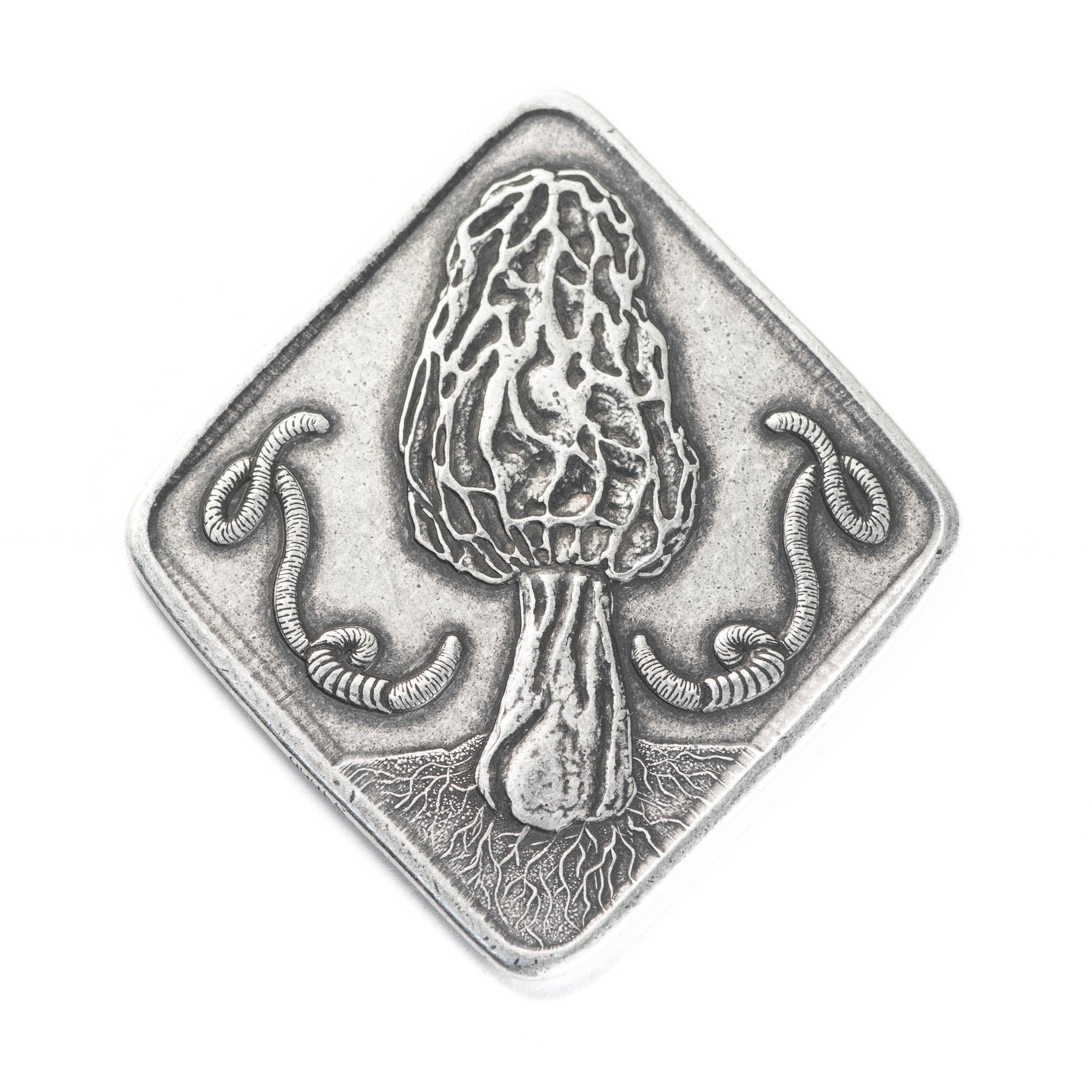 Morel mushroom mycology fungus bloom earthworms mycelium by Shire Post Mint