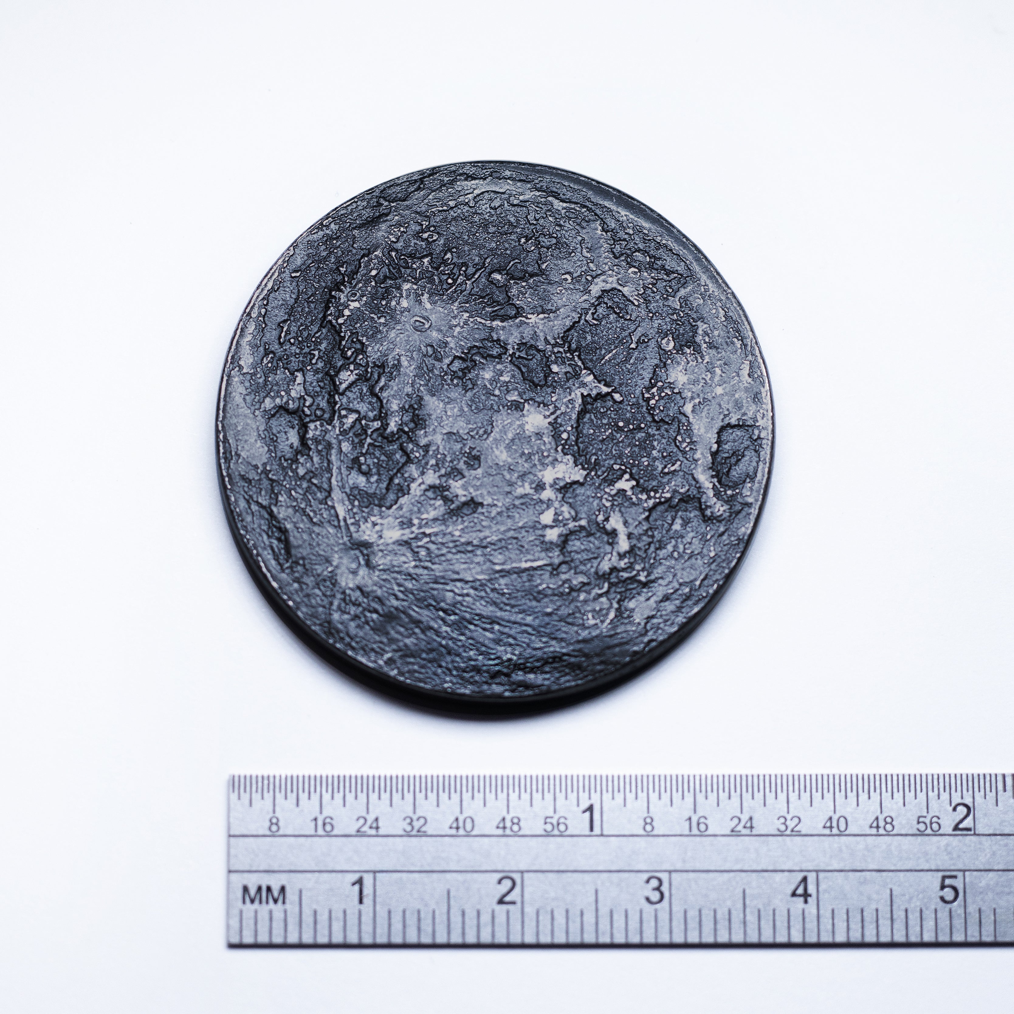 Iron Super New Moon Coin - Large 1.5 in / 38 mm