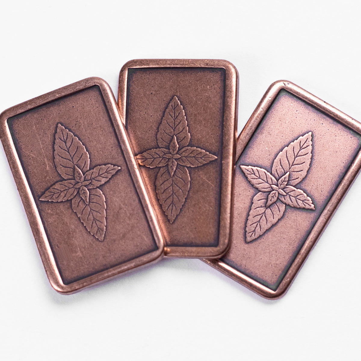 Mint Copper Tarot Three Coin Draw