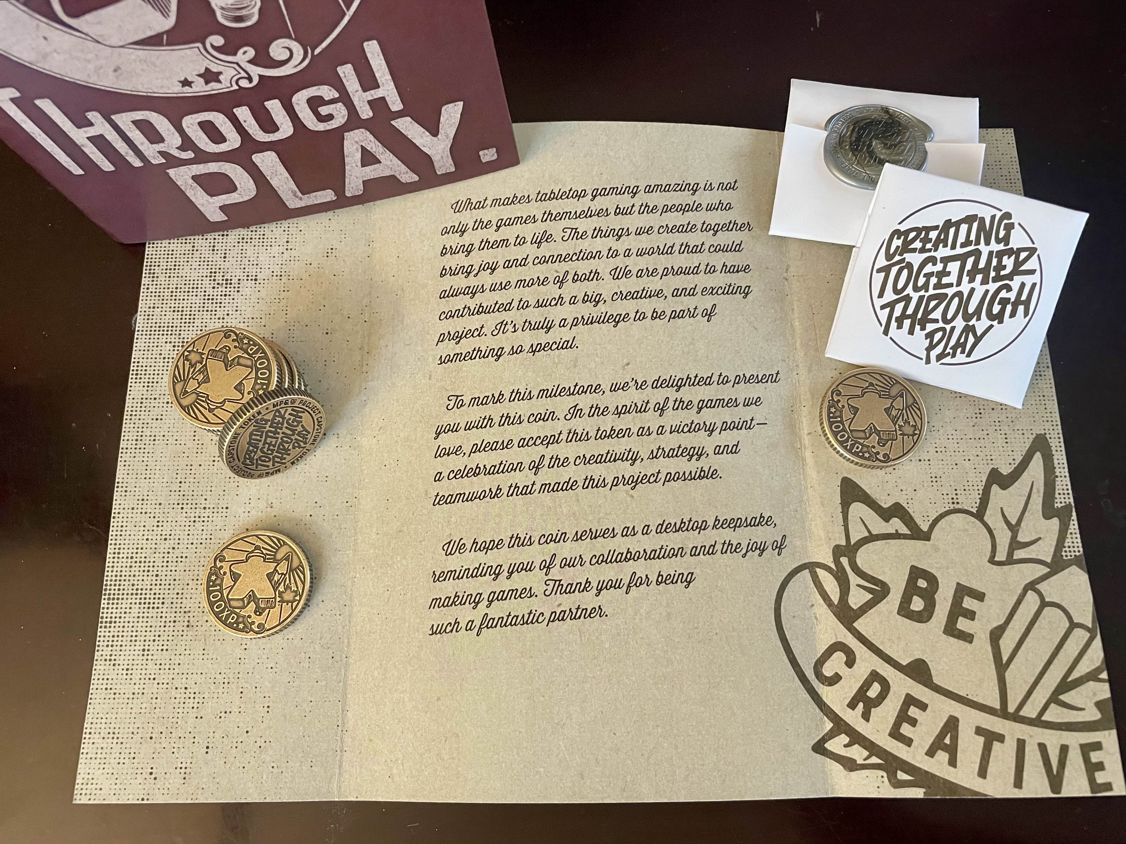 MP&Co Custom Capstone Token Thick