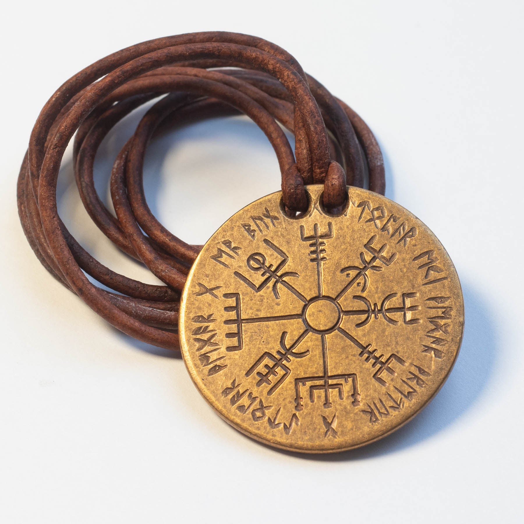 Ullr Vegvísir Necklace Norse mythology |  Shire Post Mint