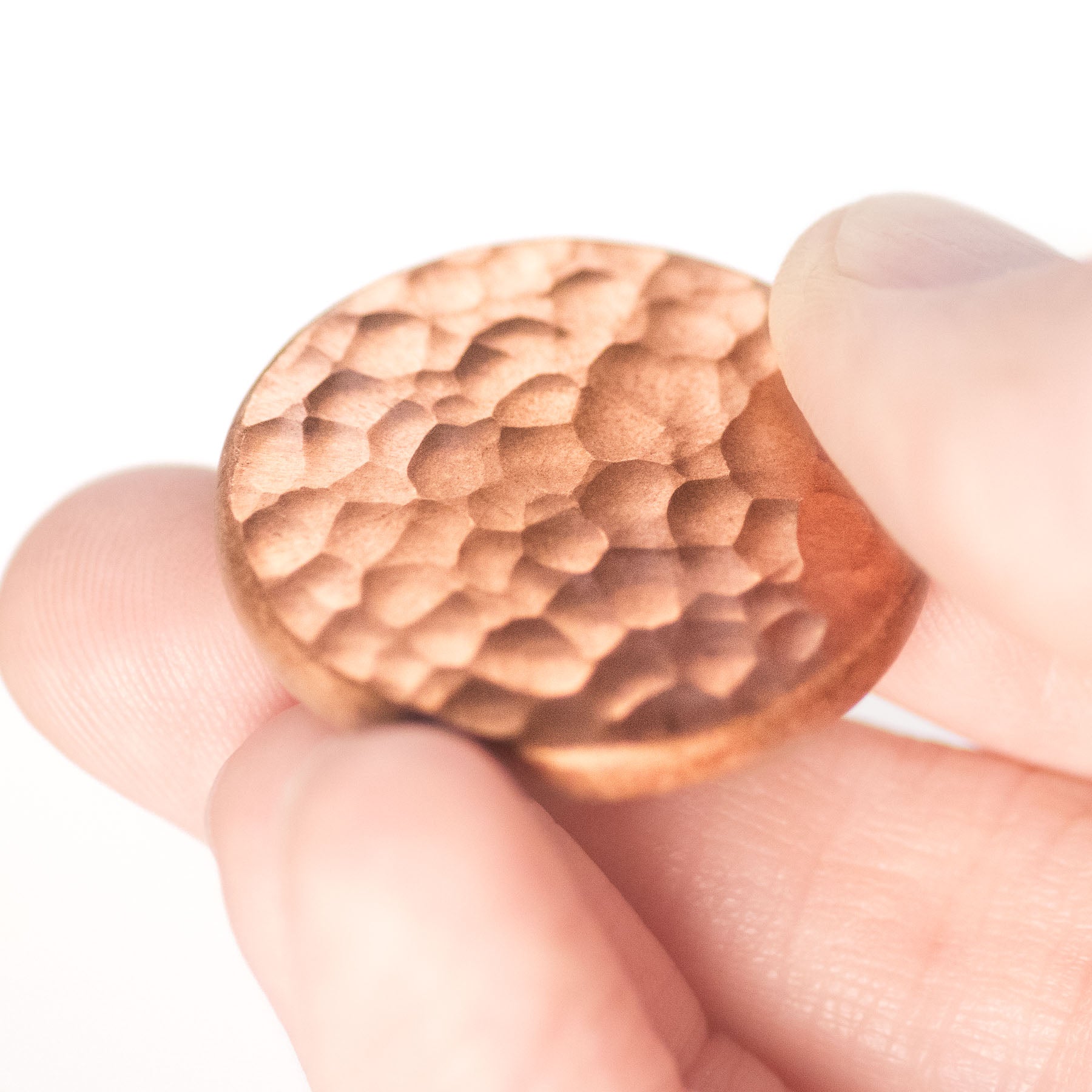 Hammered Copper Worry Coin | Shire Post Mint