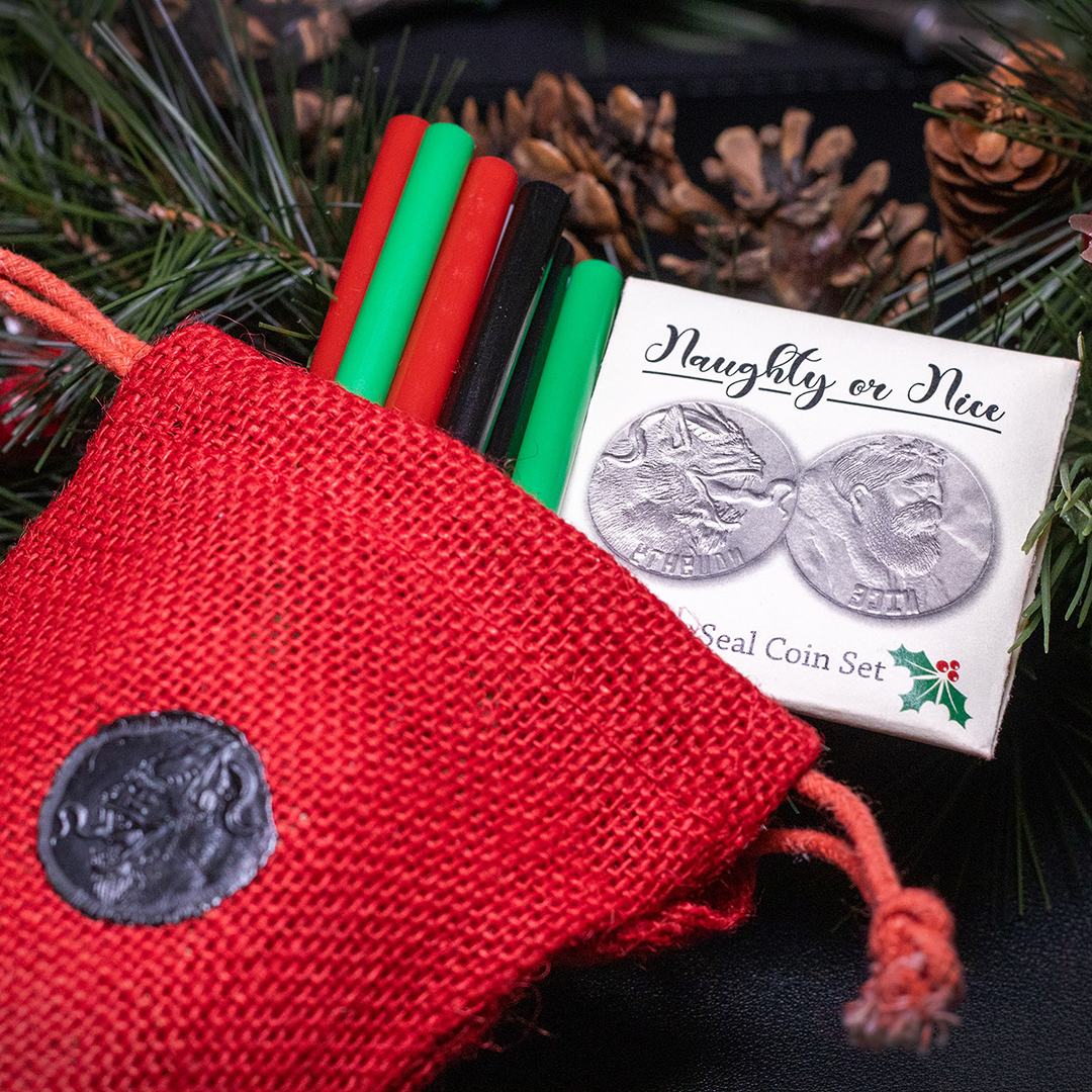 Wax Seal Kit - Naughty or Nice (Krampus & Santa)