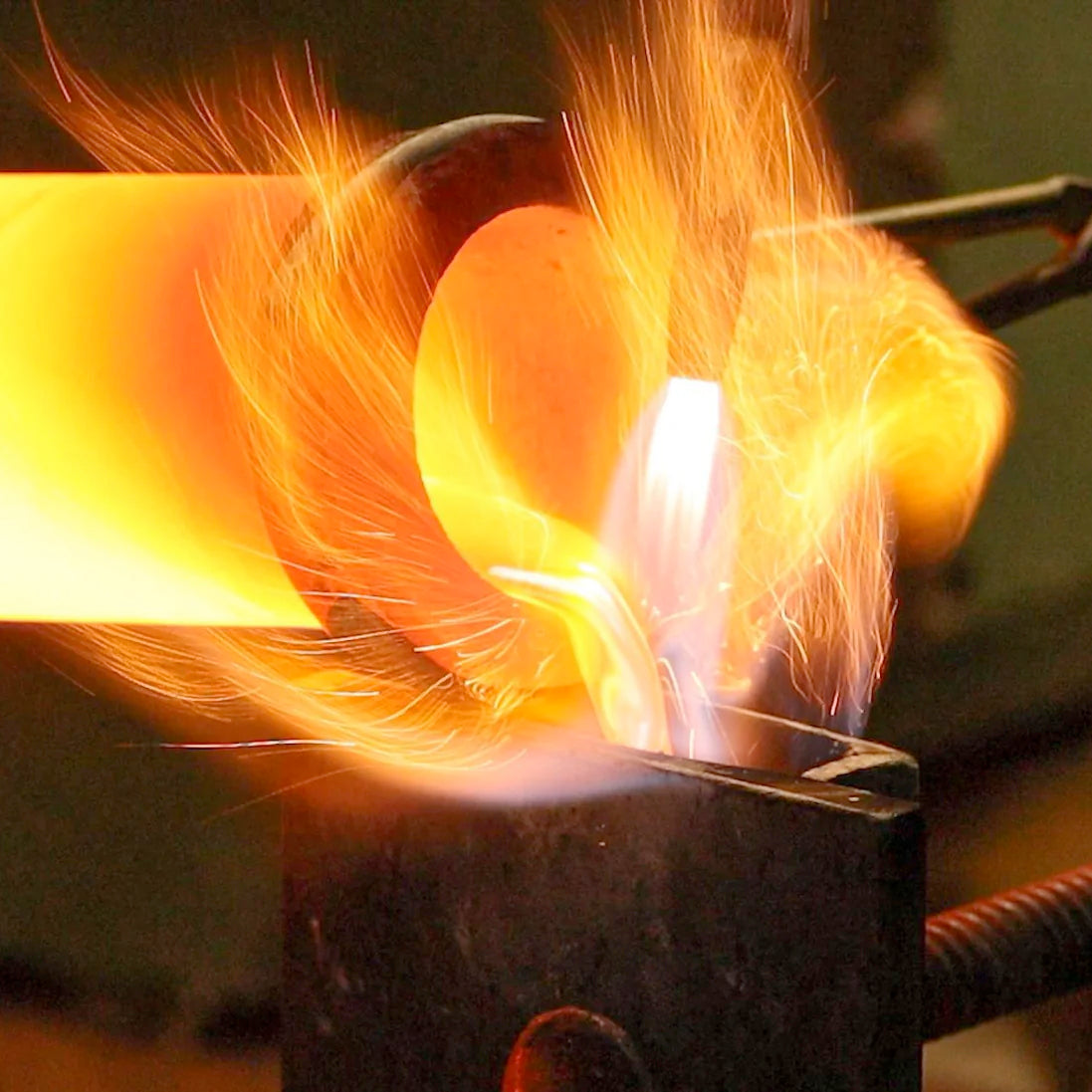 Copper Hand Poured Worry Stone Fidget Puck