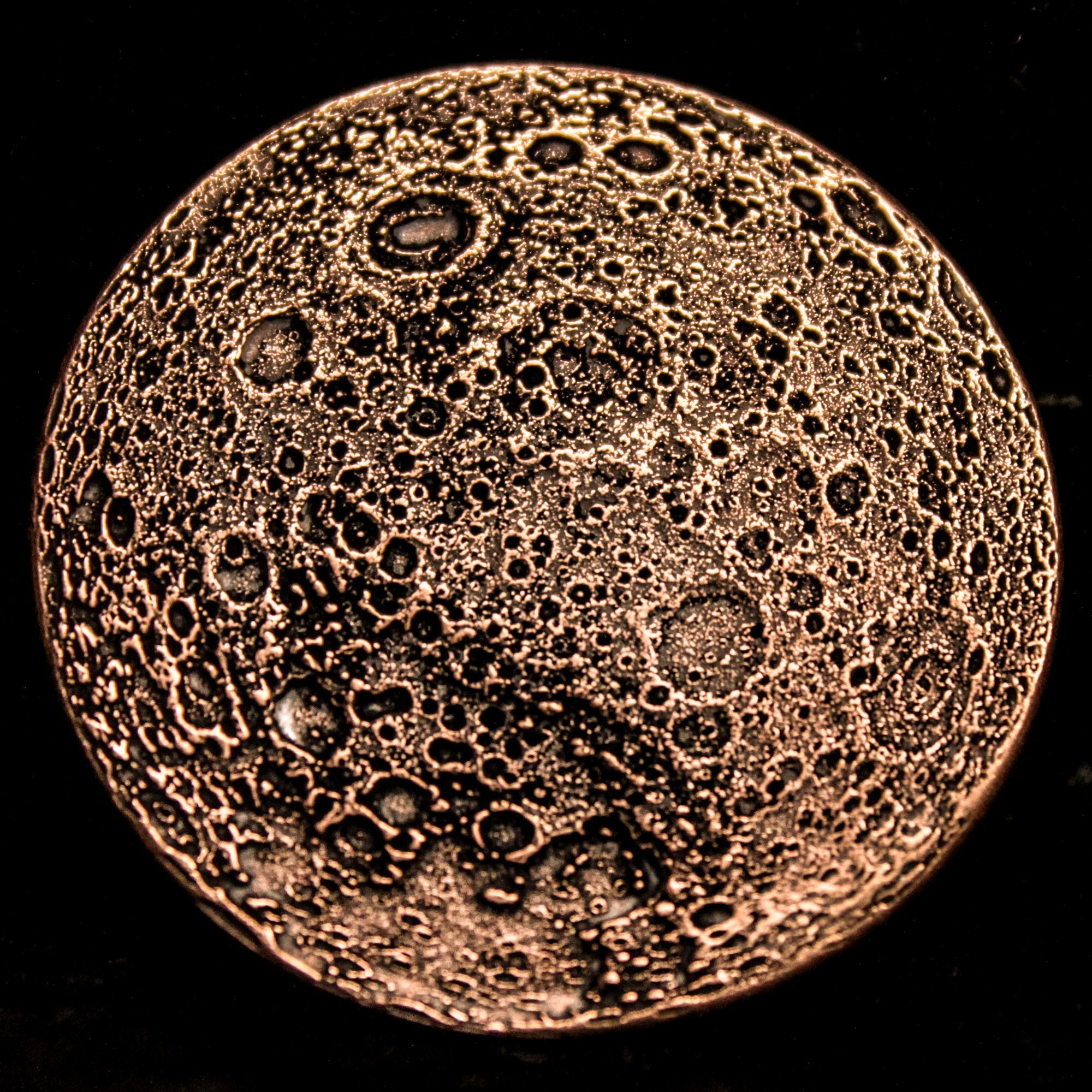 Blood Moon Copper Coin - 1 in / 26 mm
