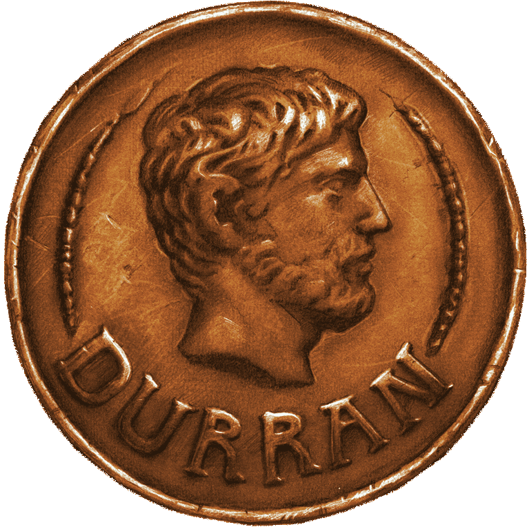 Durran Durrandon Copper Storm Penny Coin