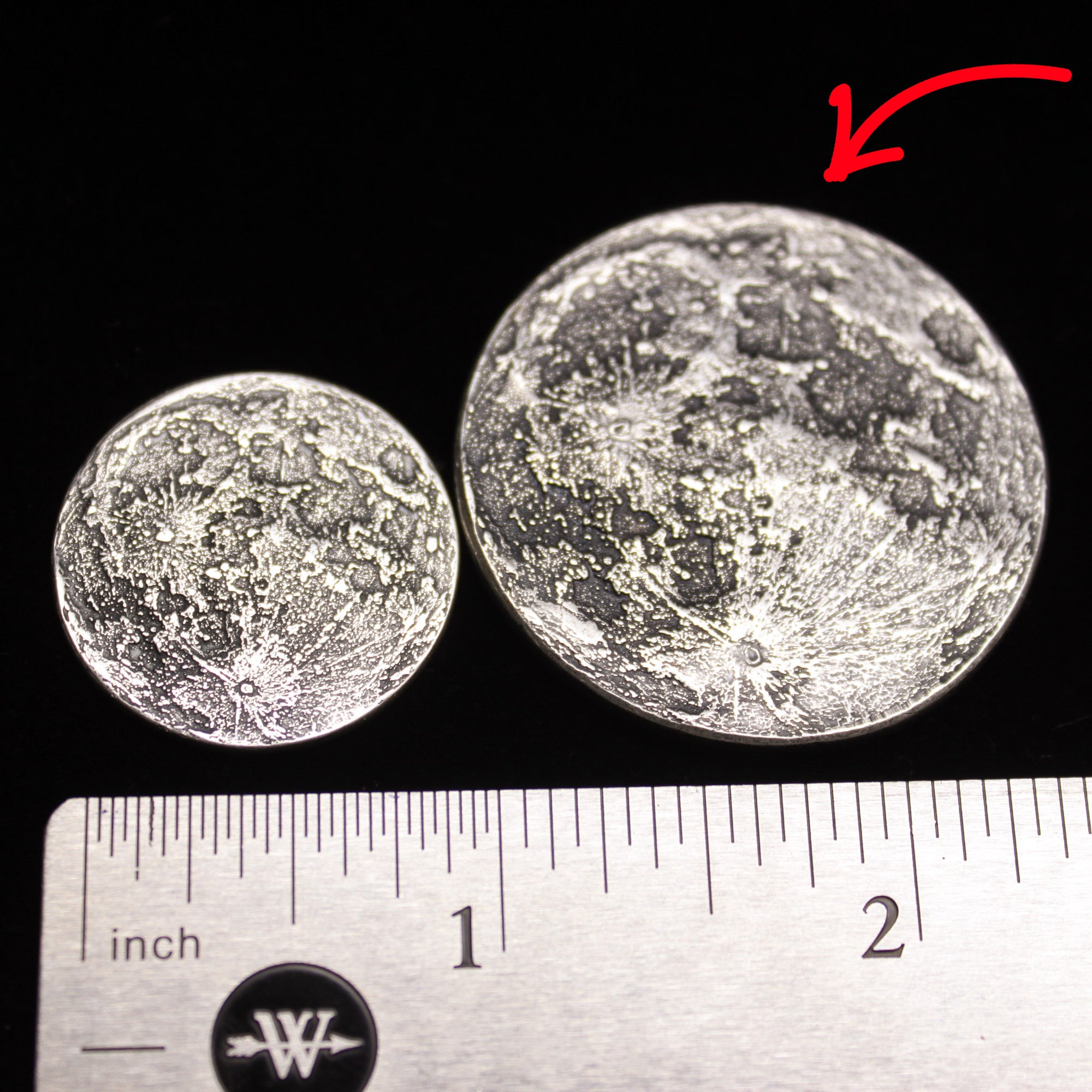 Silver Supermoon 1 oz Coin - Large 1.5"