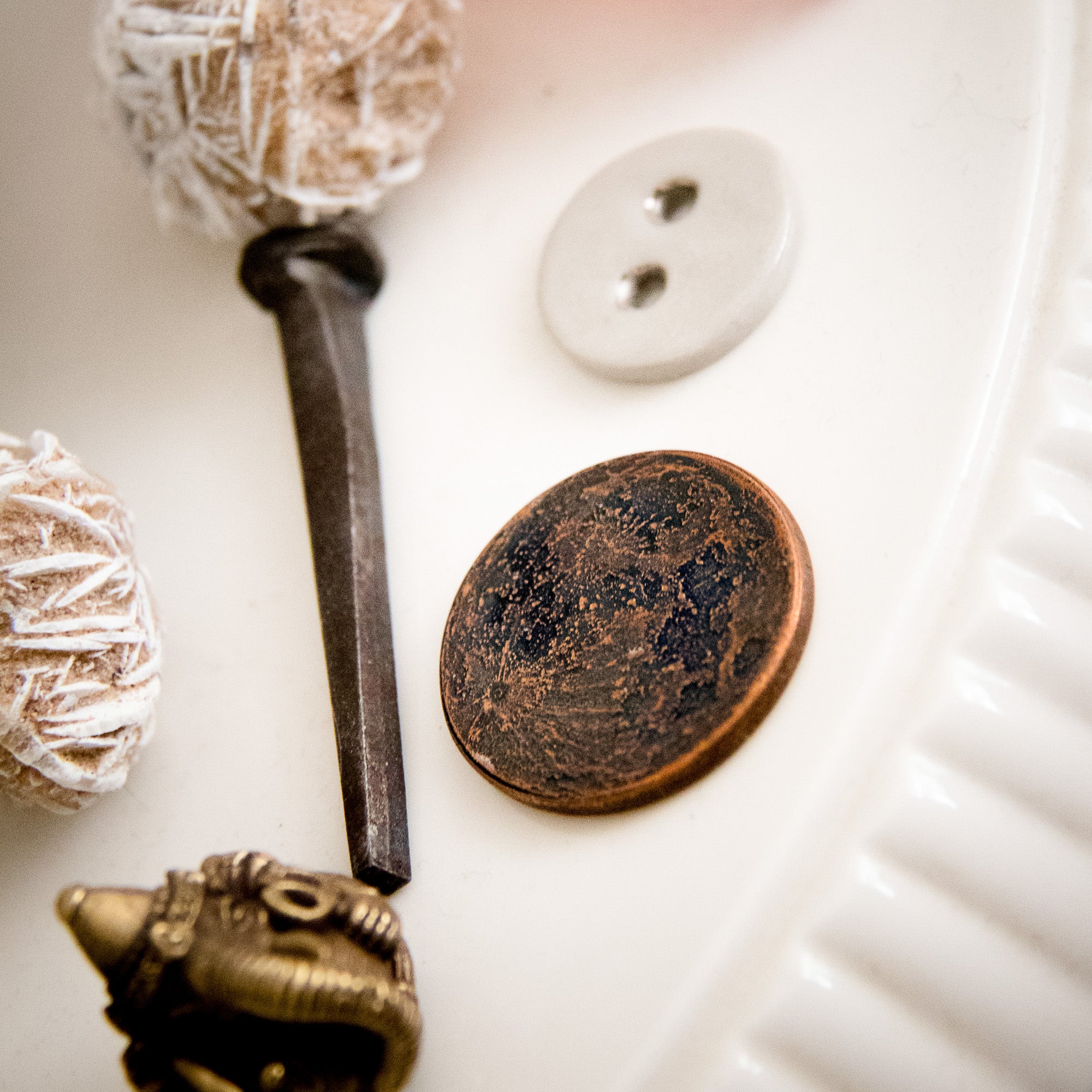 Blood Moon Copper Coin - 1 in / 26 mm