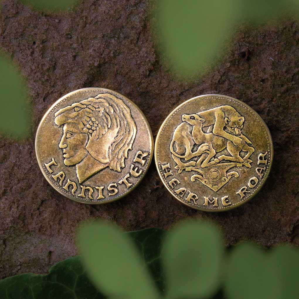 Loreon Lannister Golden Lion Coin