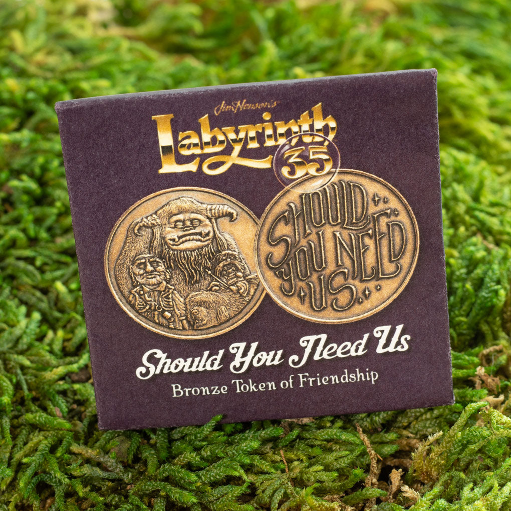 Should You Need Us Bronze Friendship Coin | Jim Henson's Labyrinth | Shire Post Mint Gifts