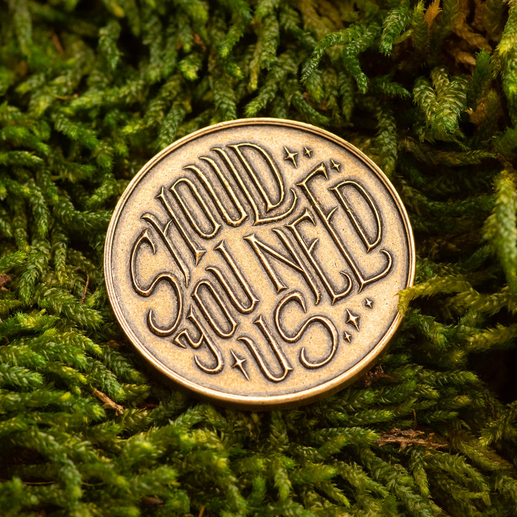 Should You Need Us Bronze Friendship Coin | Jim Henson's Labyrinth | Shire Post Mint Gifts