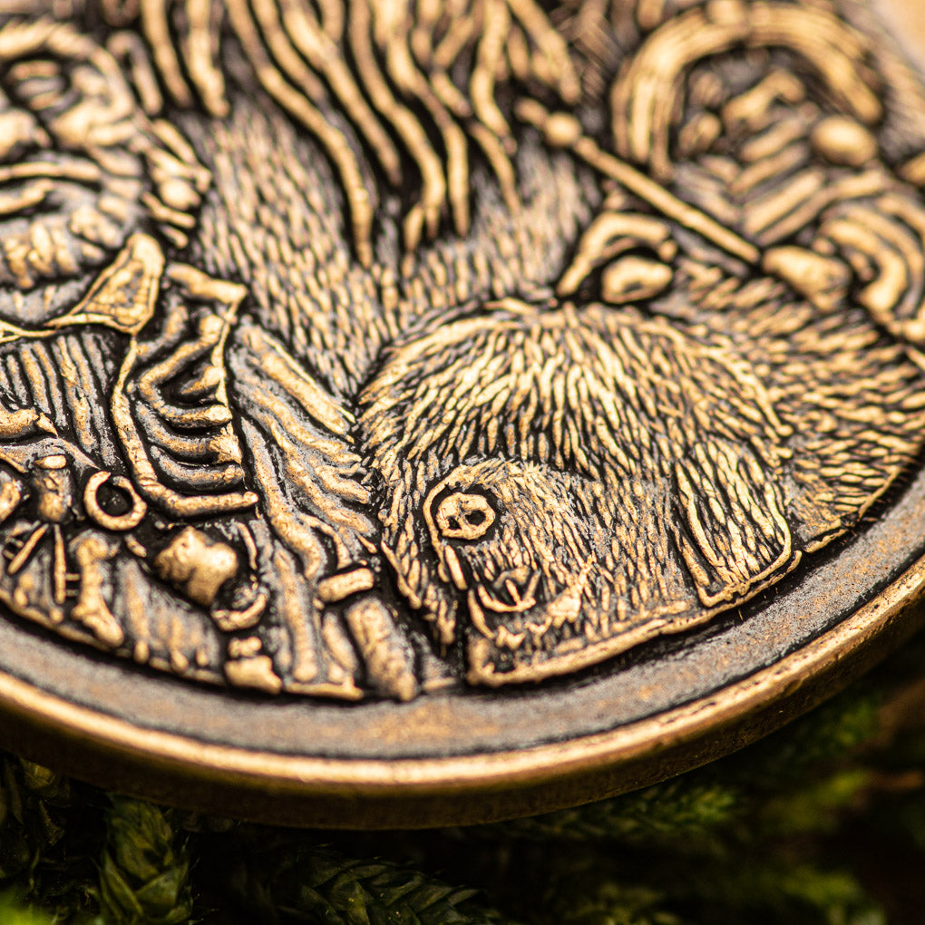 Should You Need Us Bronze Friendship Coin | Jim Henson's Labyrinth | Shire Post Mint Gifts