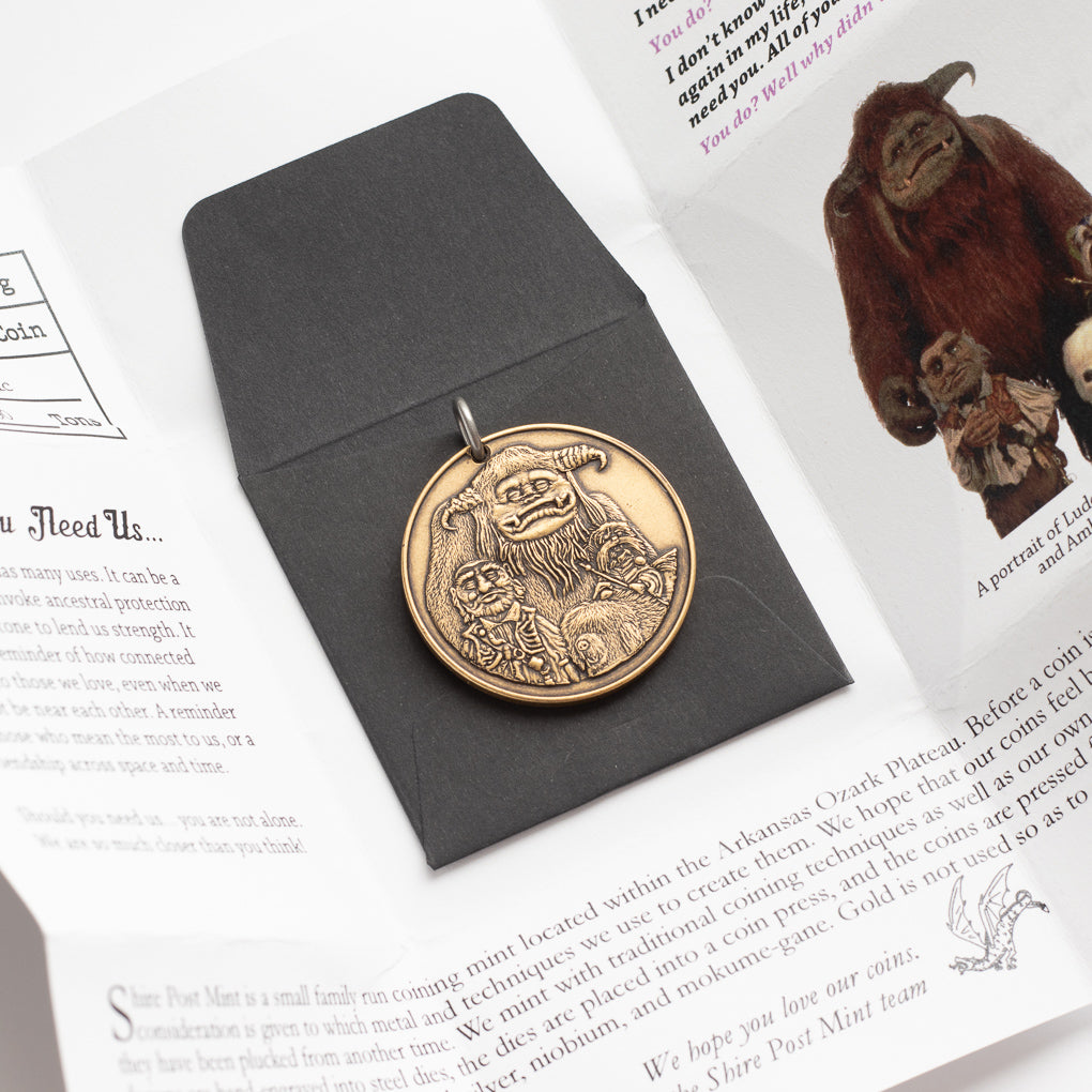 Should You Need Us Necklace | Jim Henson's Labyrinth | Shire Post Mint Gifts