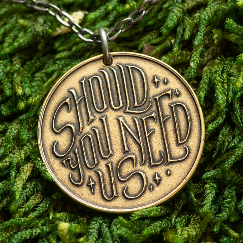 Should You Need Us Necklace | Jim Henson's Labyrinth | Shire Post Mint Gifts