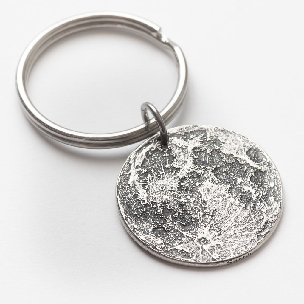 Full Moon Silver Necklace or Charm