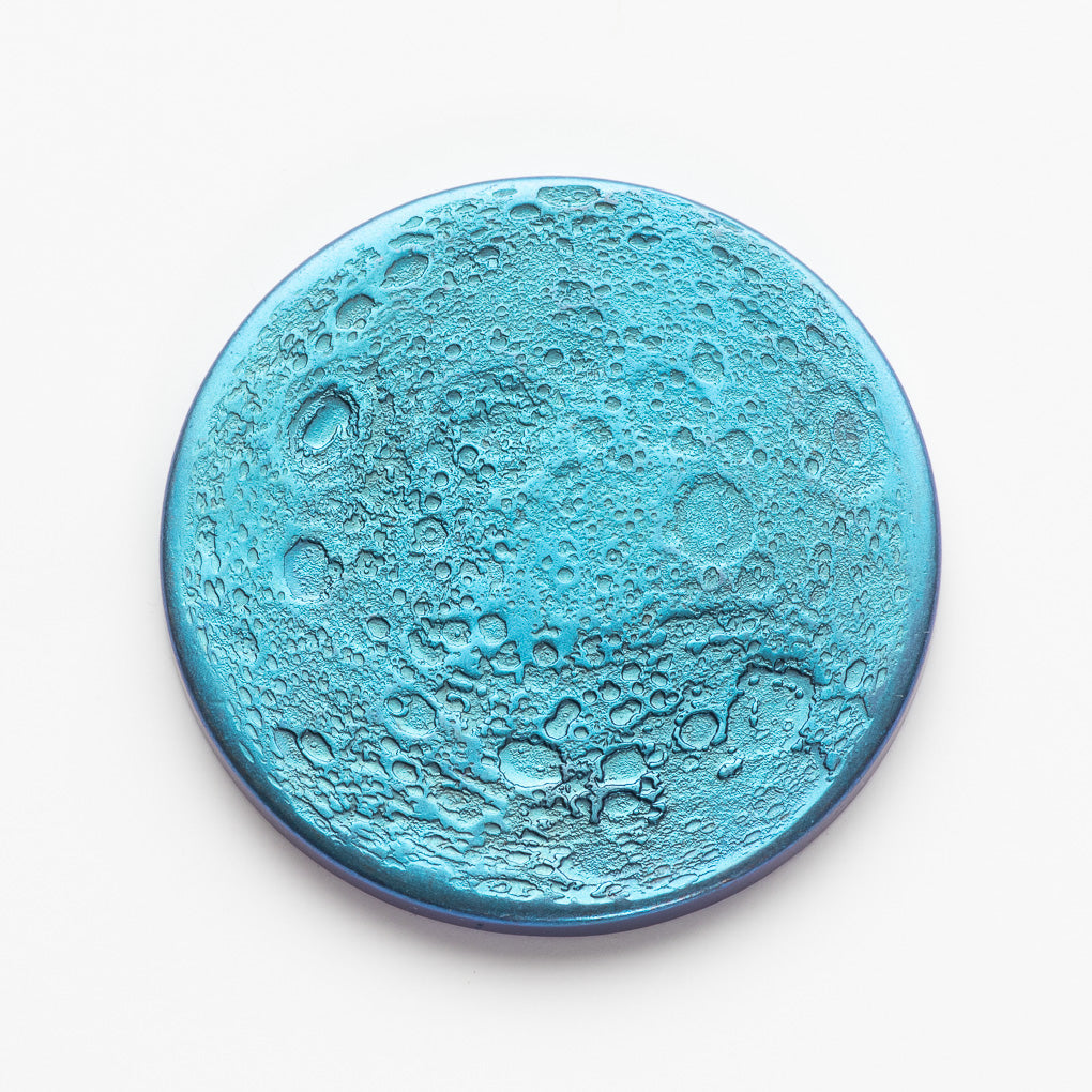 Blue Supermoon Coin - Large 1.5" Anodized Niobium