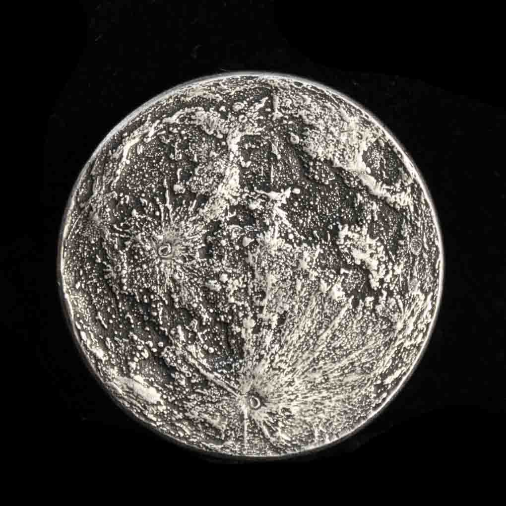 Silver Supermoon 1 oz Coin - Large 1.5"