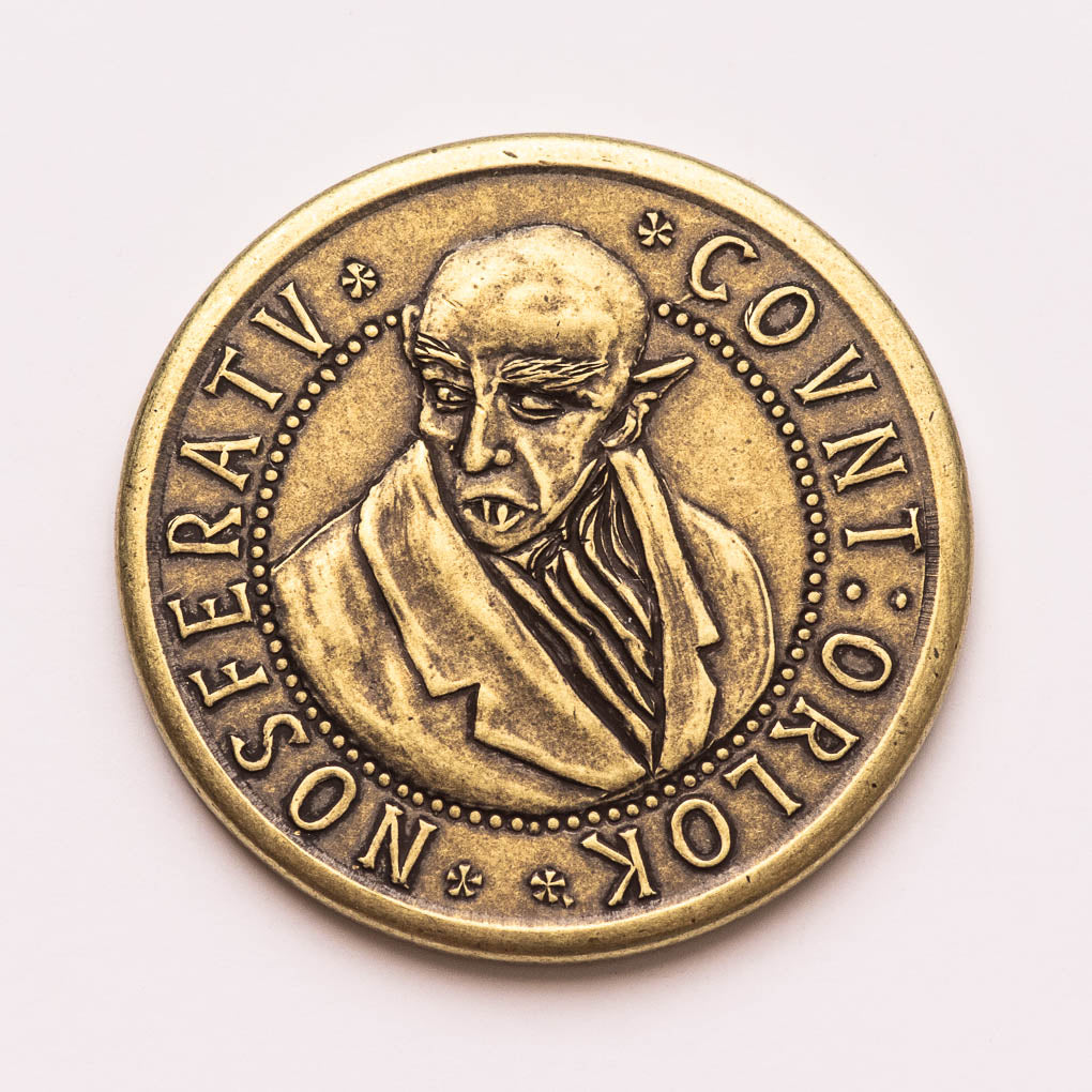 Nosferatu Count Orlok Brass Coin