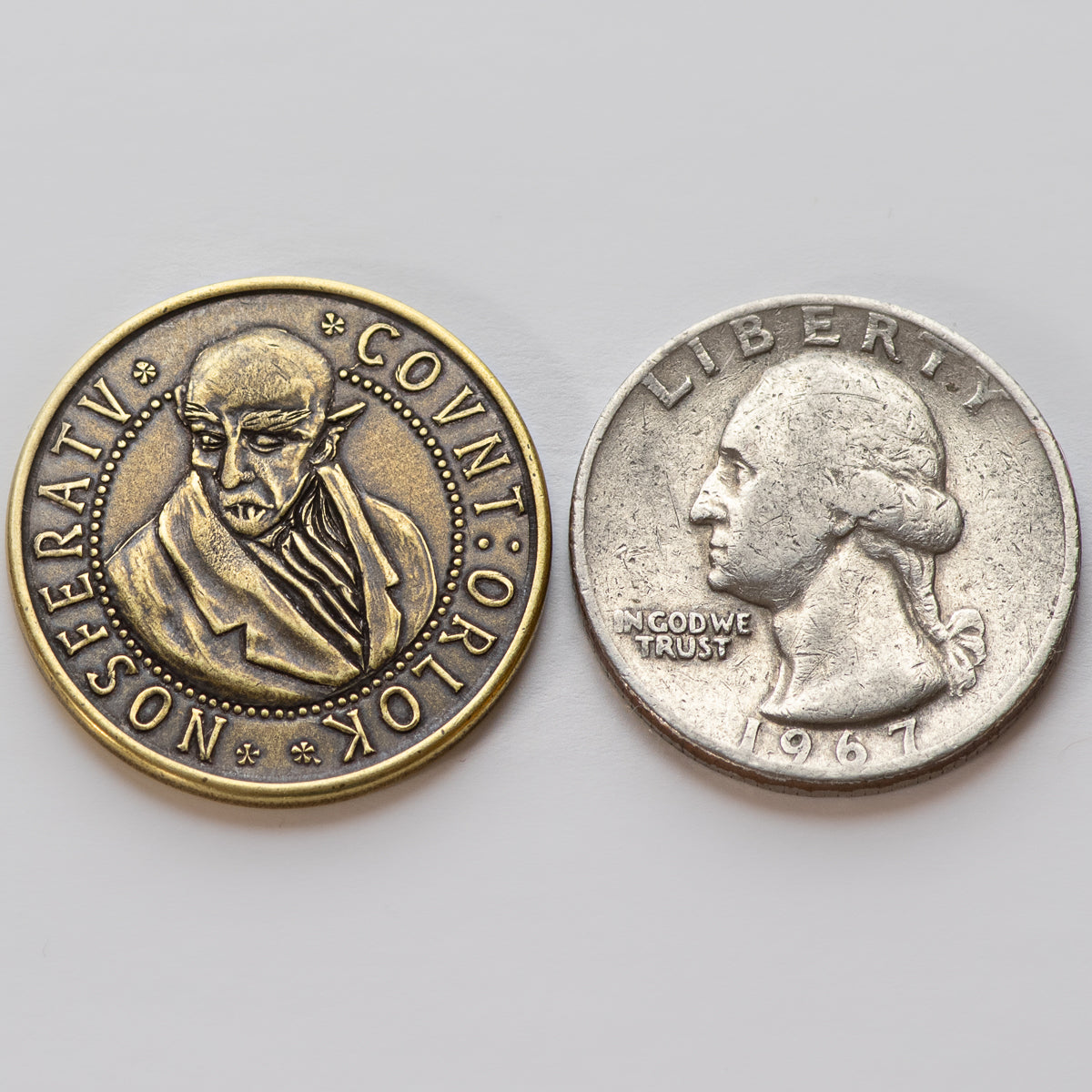 Nosferatu Count Orlok Brass Coin