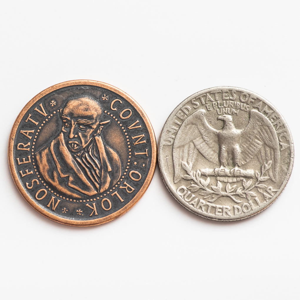 Nosferatu Count Orlok Copper Coin