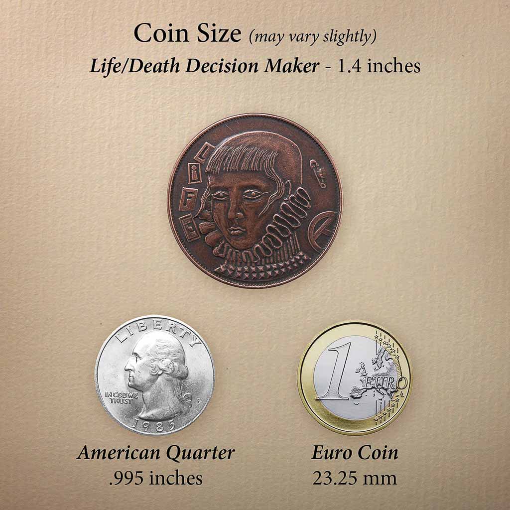 Life/Death Decision Maker Copper Coin