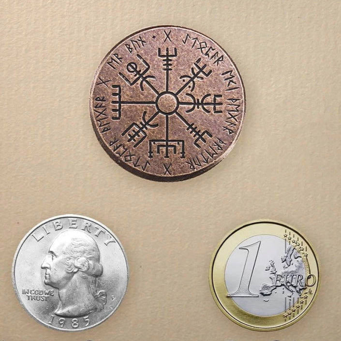 Vegvisir Wayfinder Coin - Bronze | Shire Post Mint Gifts