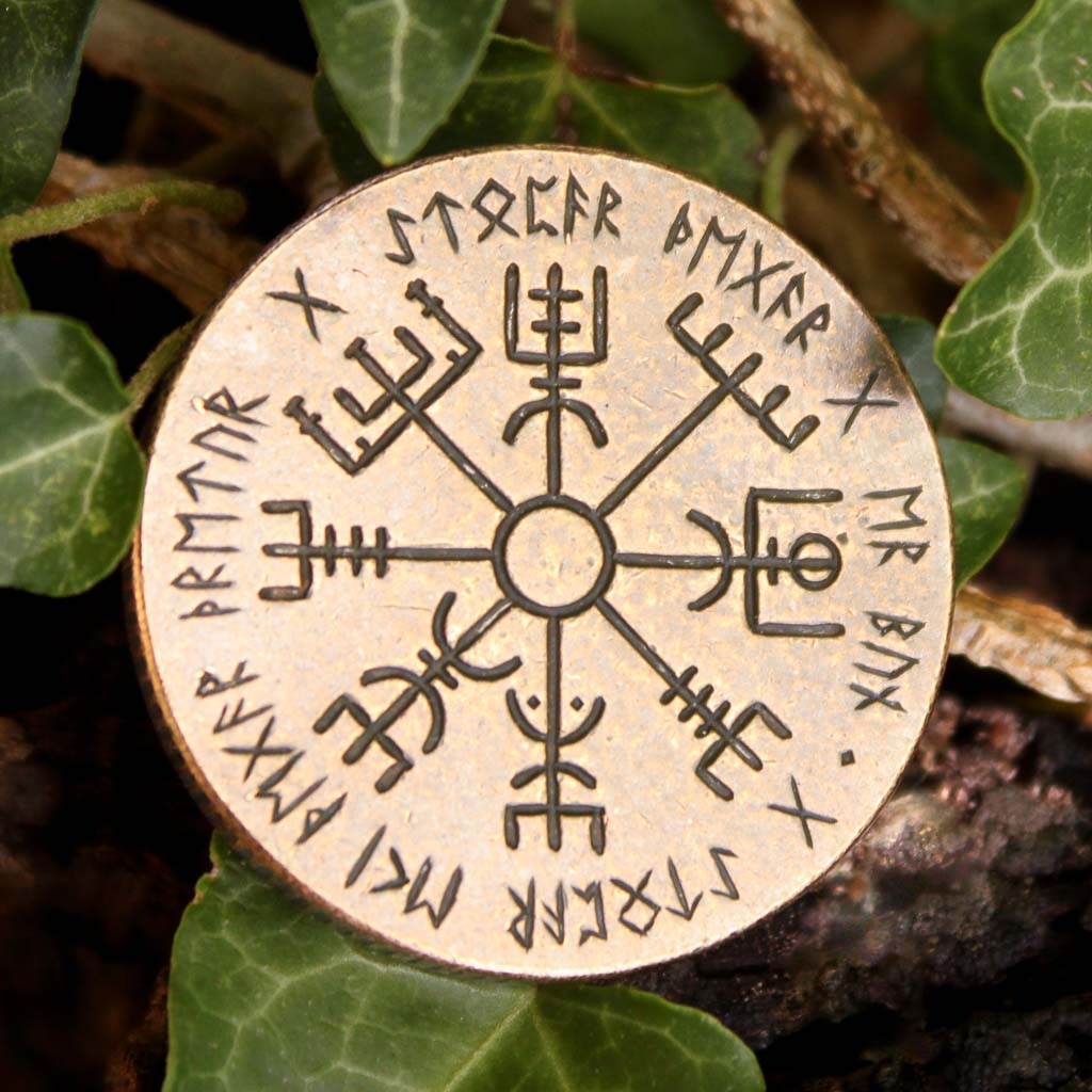 Vegvisir Wayfinder Coin - Bronze | Shire Post Mint Gifts