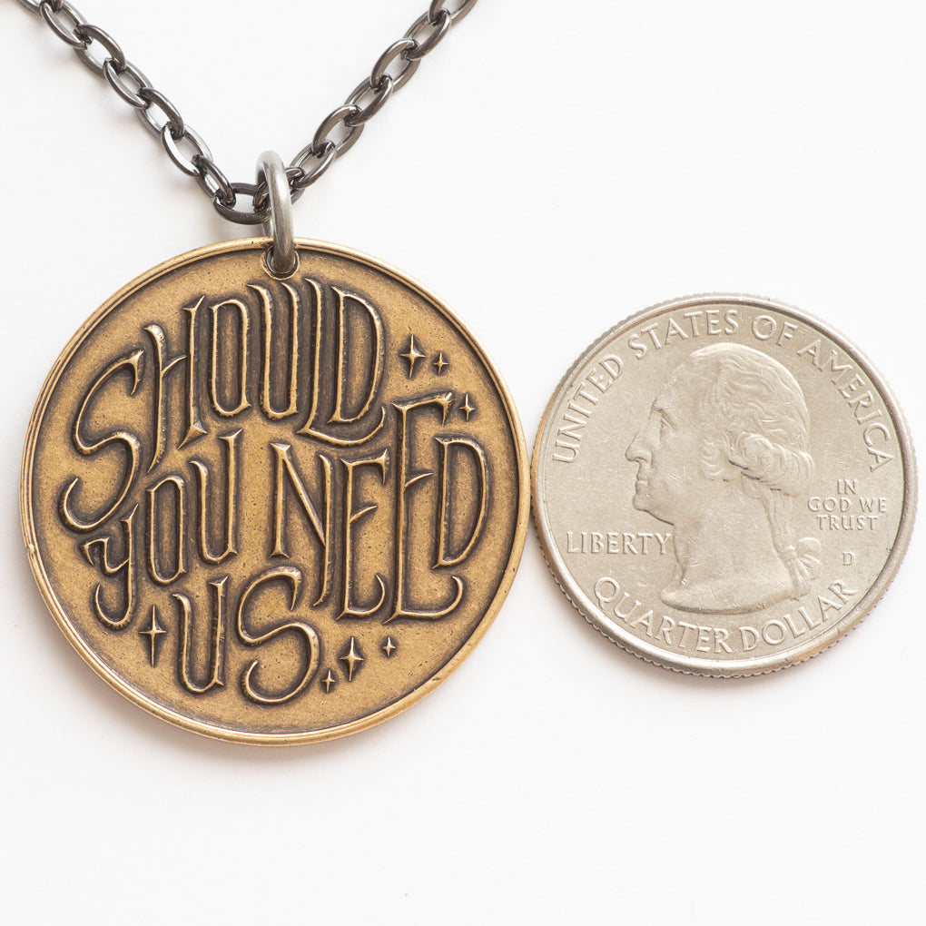 Should You Need Us Necklace | Jim Henson's Labyrinth | Shire Post Mint Gifts